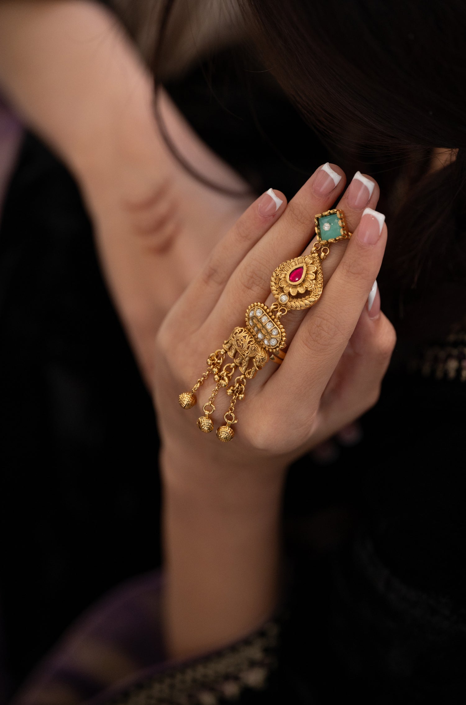 Rohini Temple Work Ring