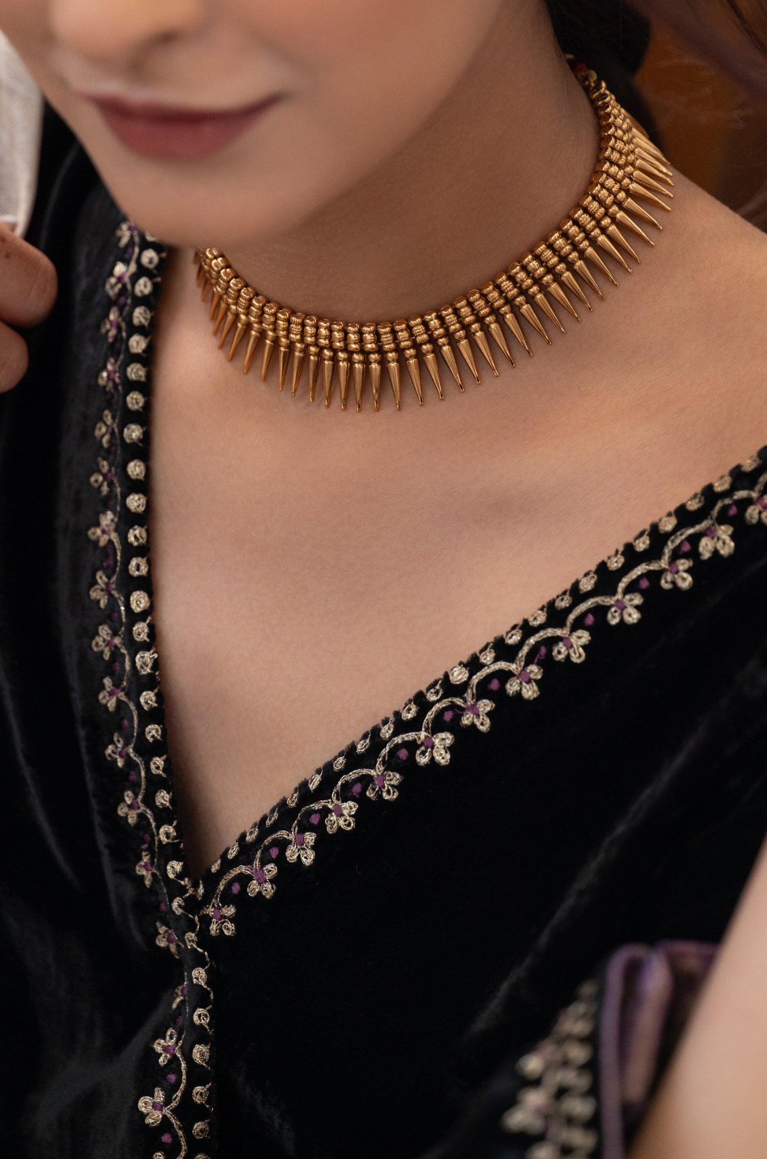 Devika Temple Work Necklace Set