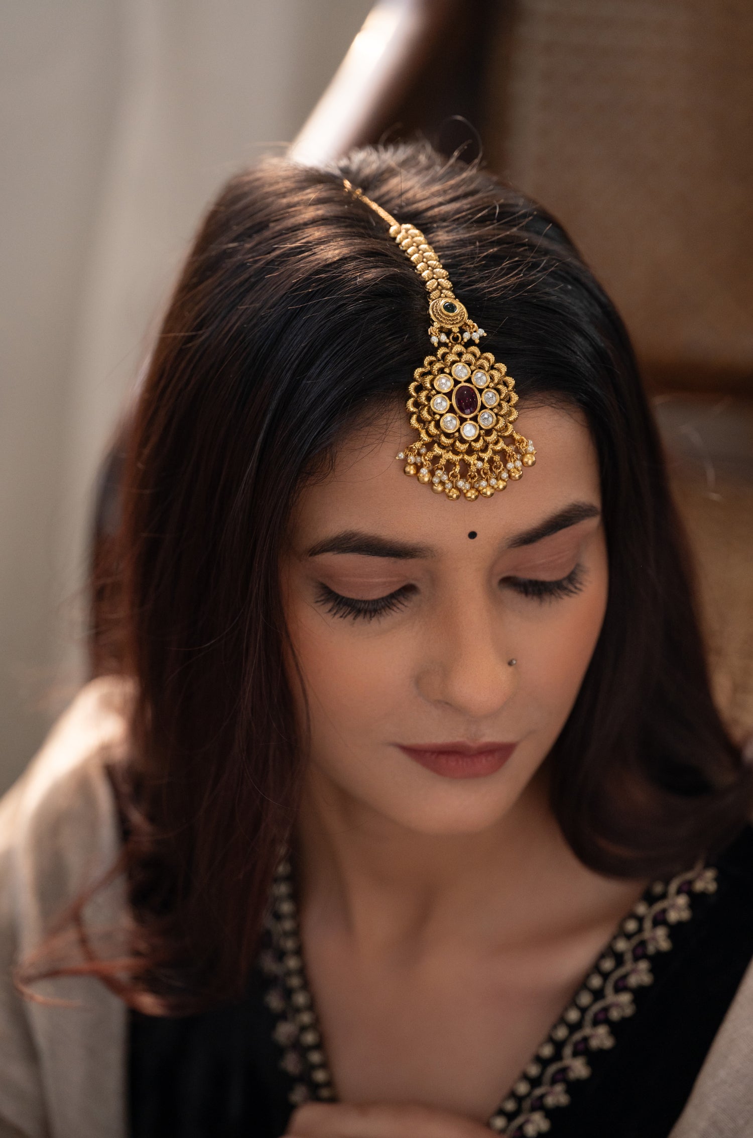 Timcy Temple Work Maangtikka