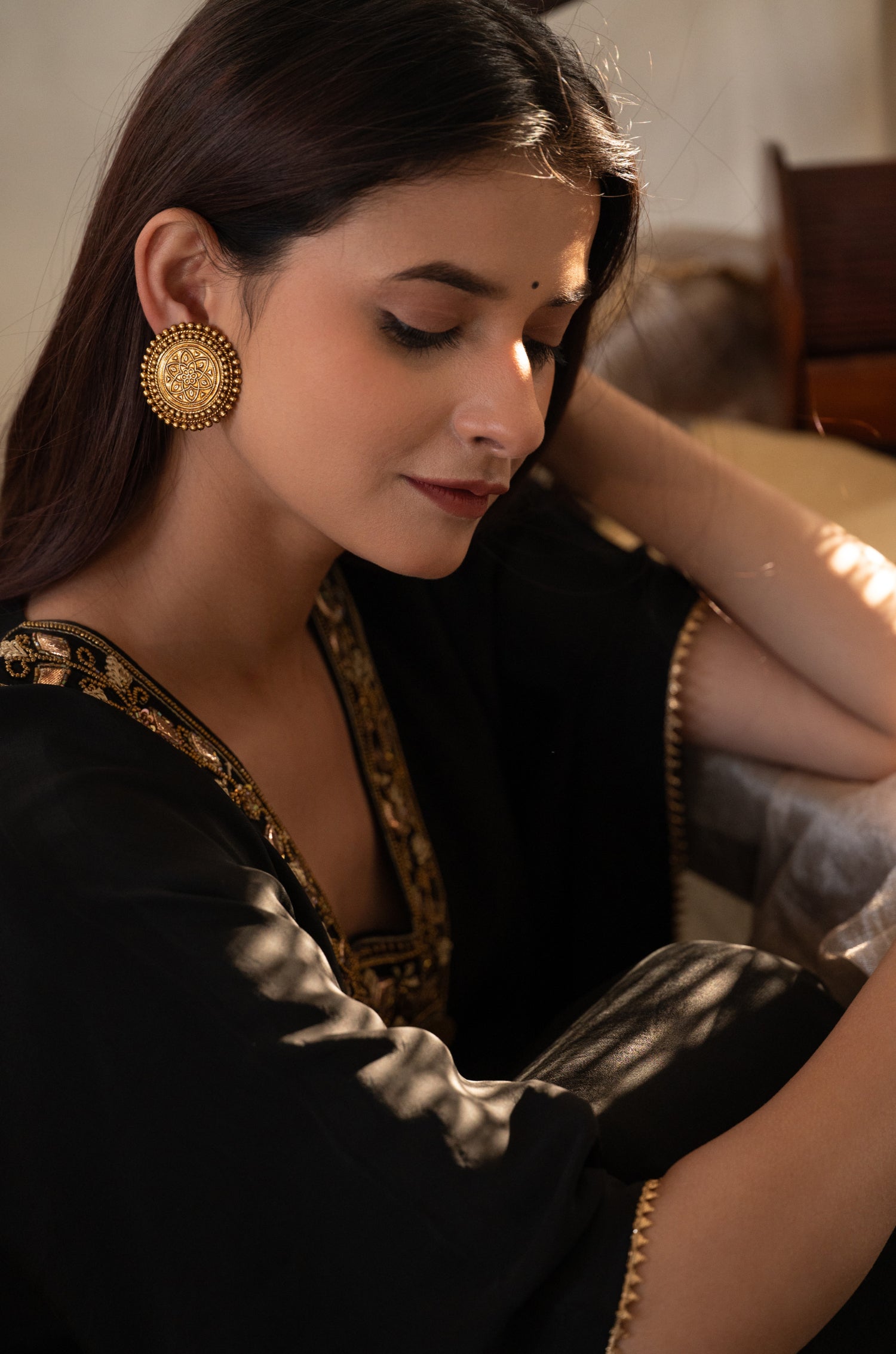 Kamakshi Temple Earrings