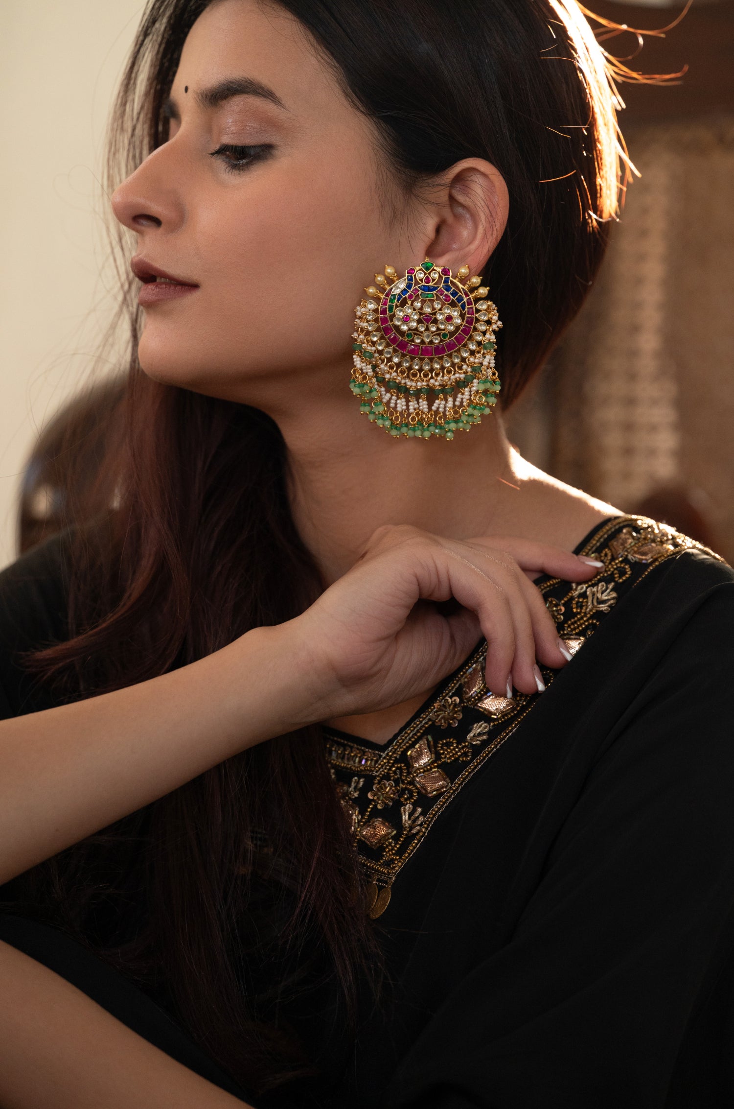Vanita Kundan Earrings