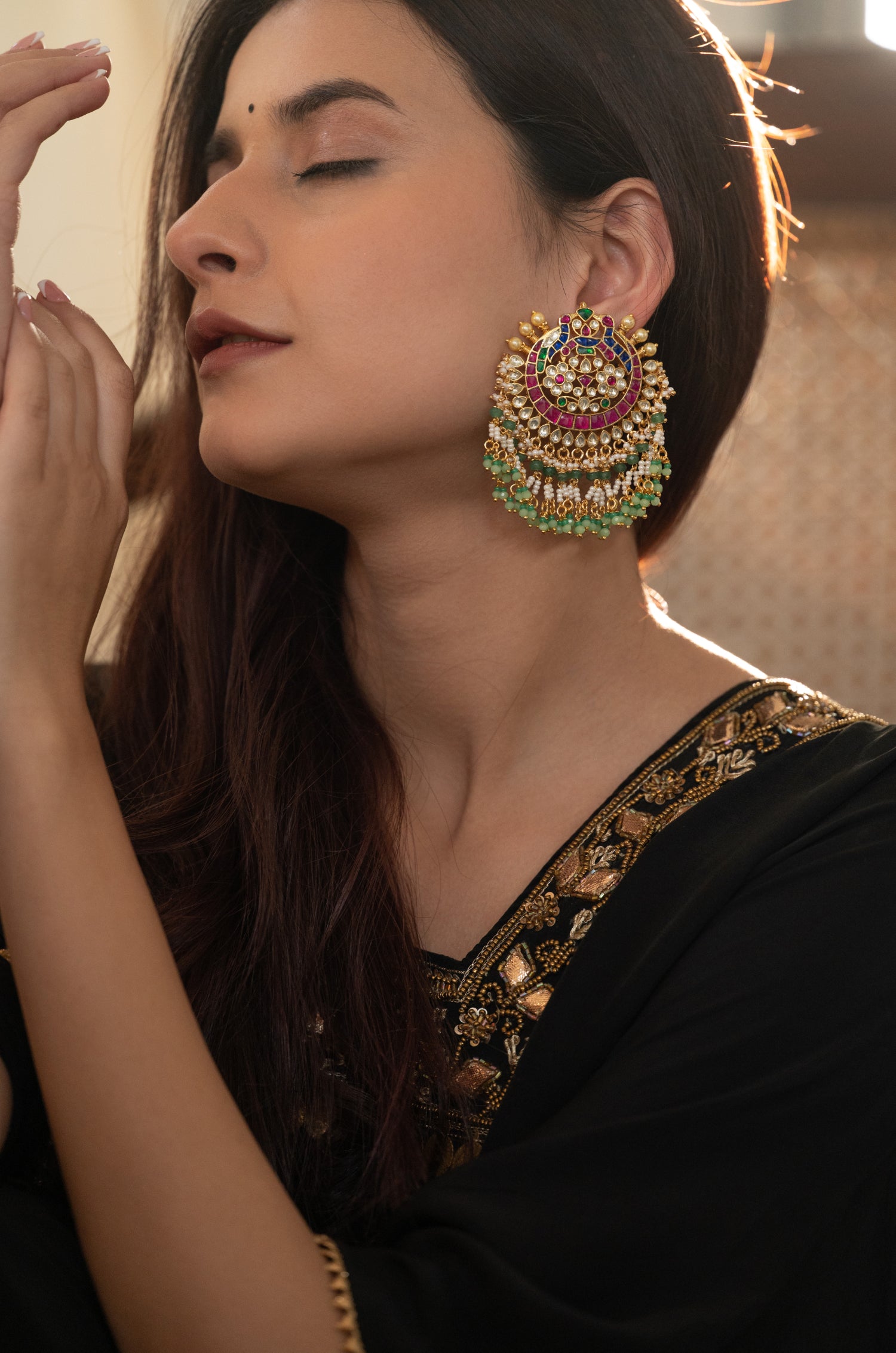 Vanita Kundan Earrings