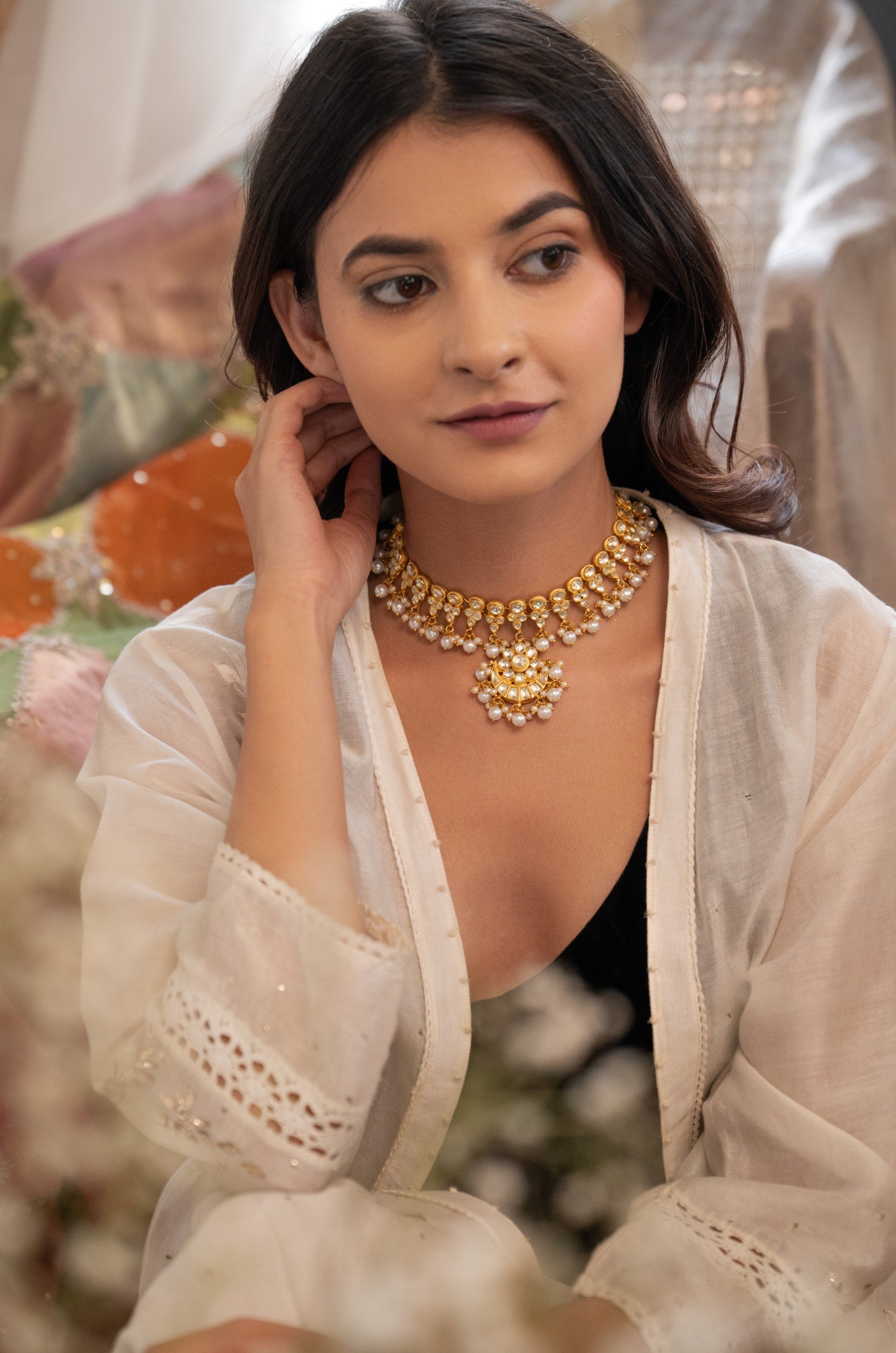 Yurina Kundan Necklace Set