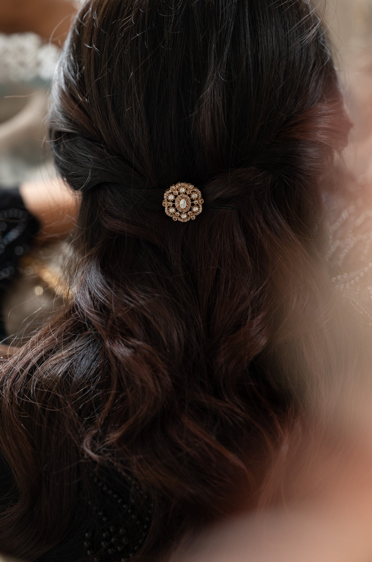 Aria Polki Braid Pin