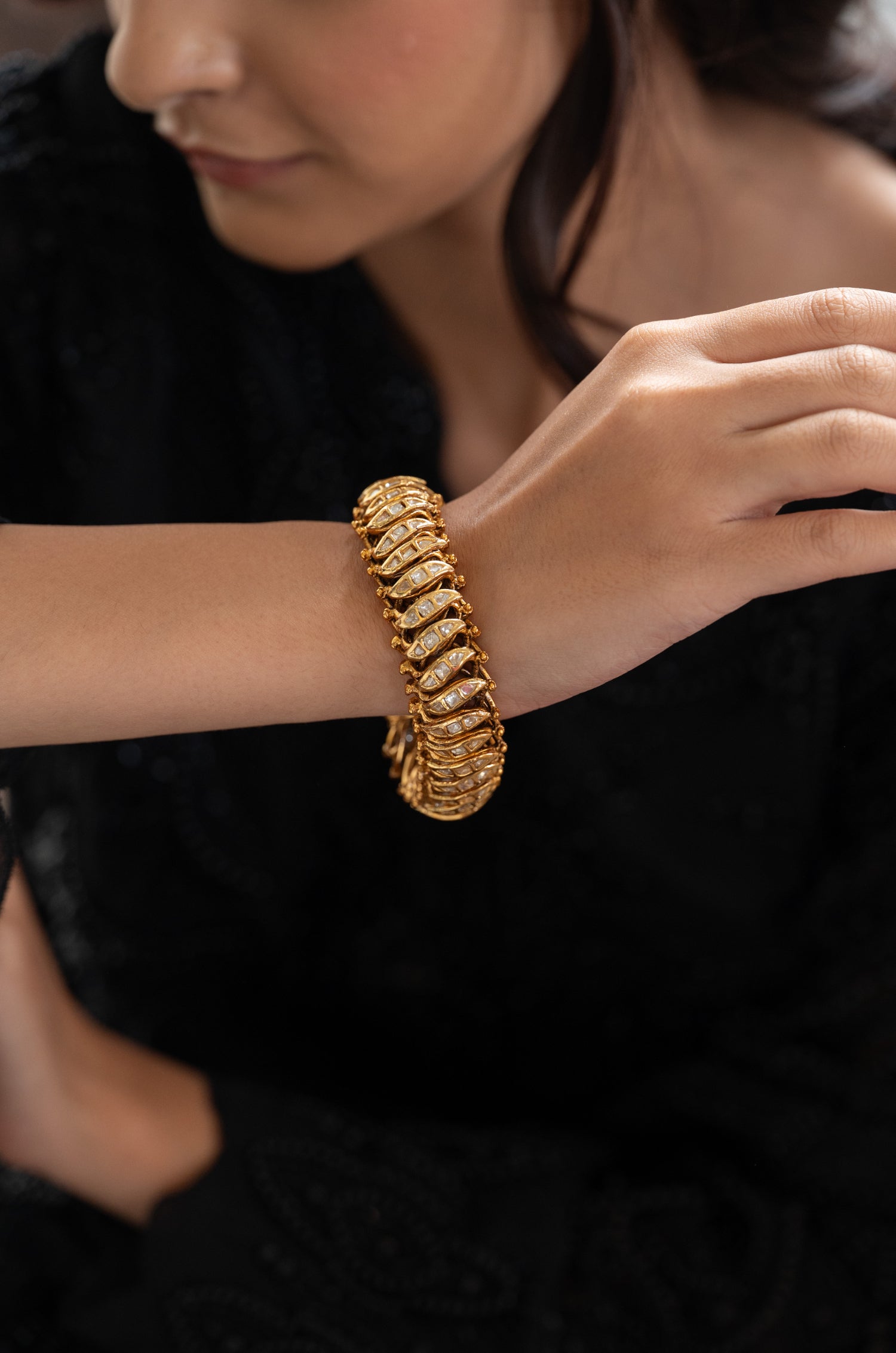 Yami Sutlada Polki Bangle