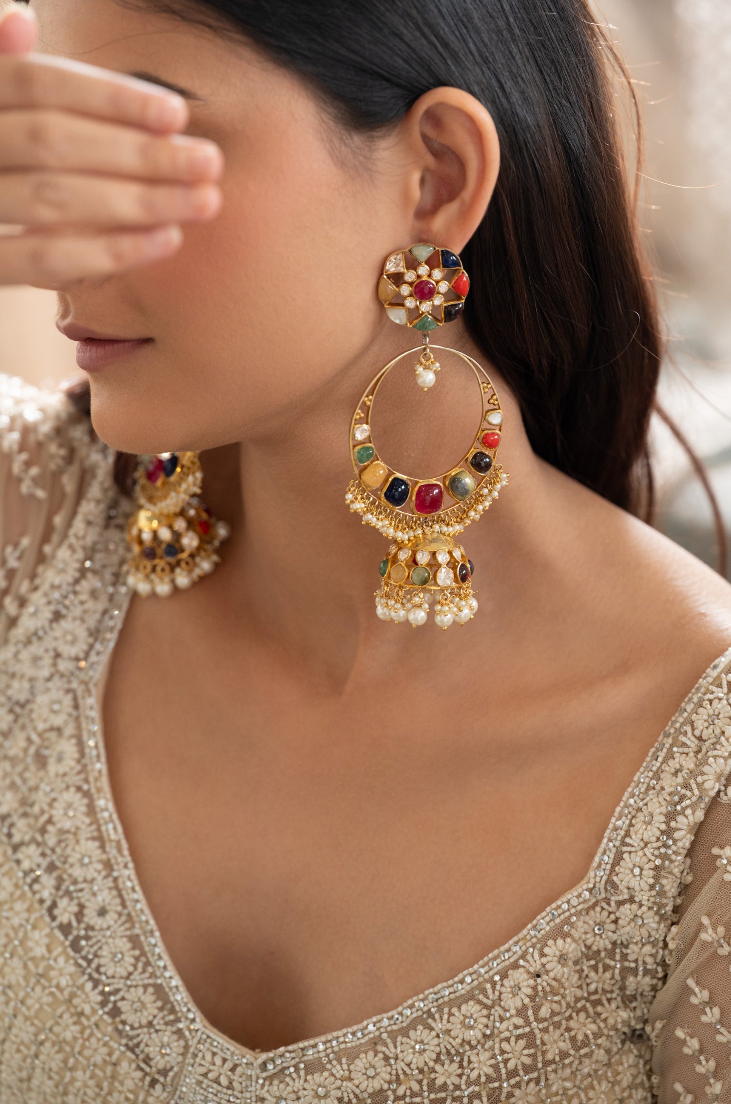 Irika Navrattan Jhumka Bali Earrings