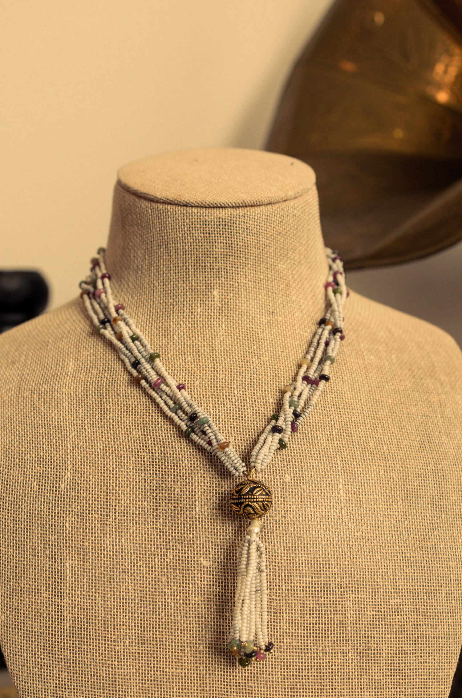 Mishka Antique Tassel Necklace