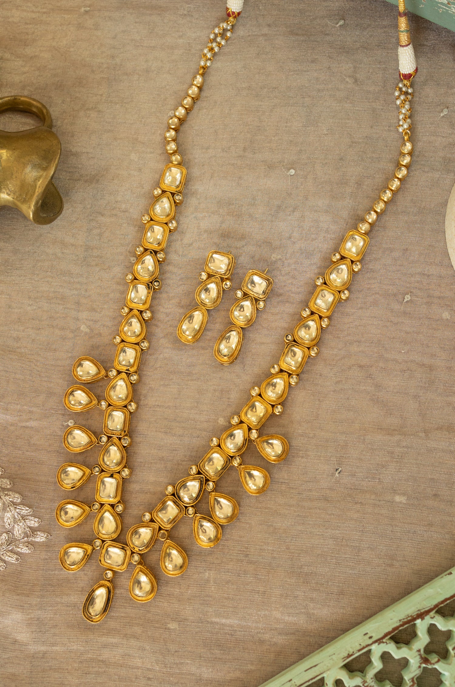 Rupasa Kundan Necklace Set