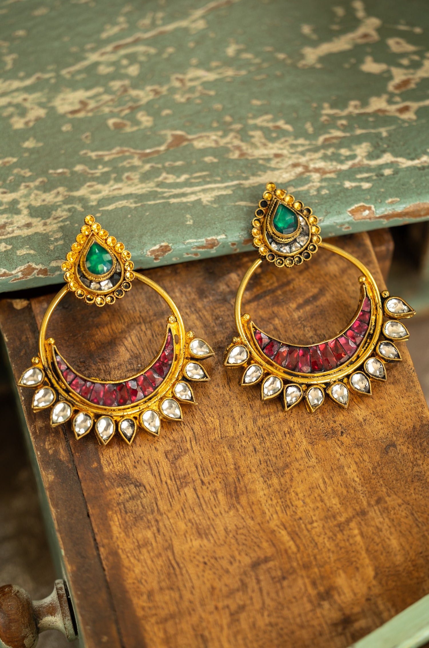 Junia Kundan Earrings
