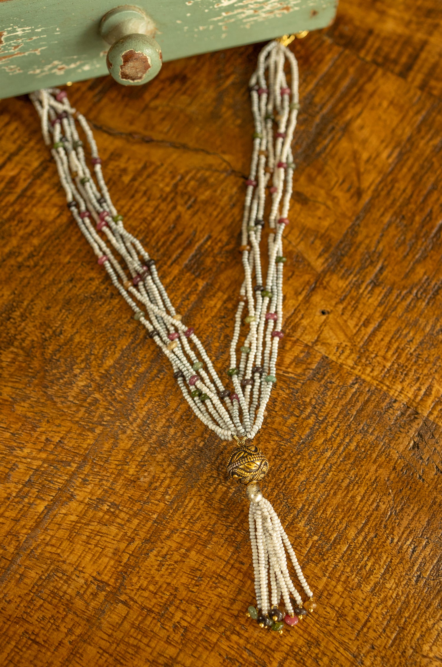 Mishka Antique Tassel Necklace