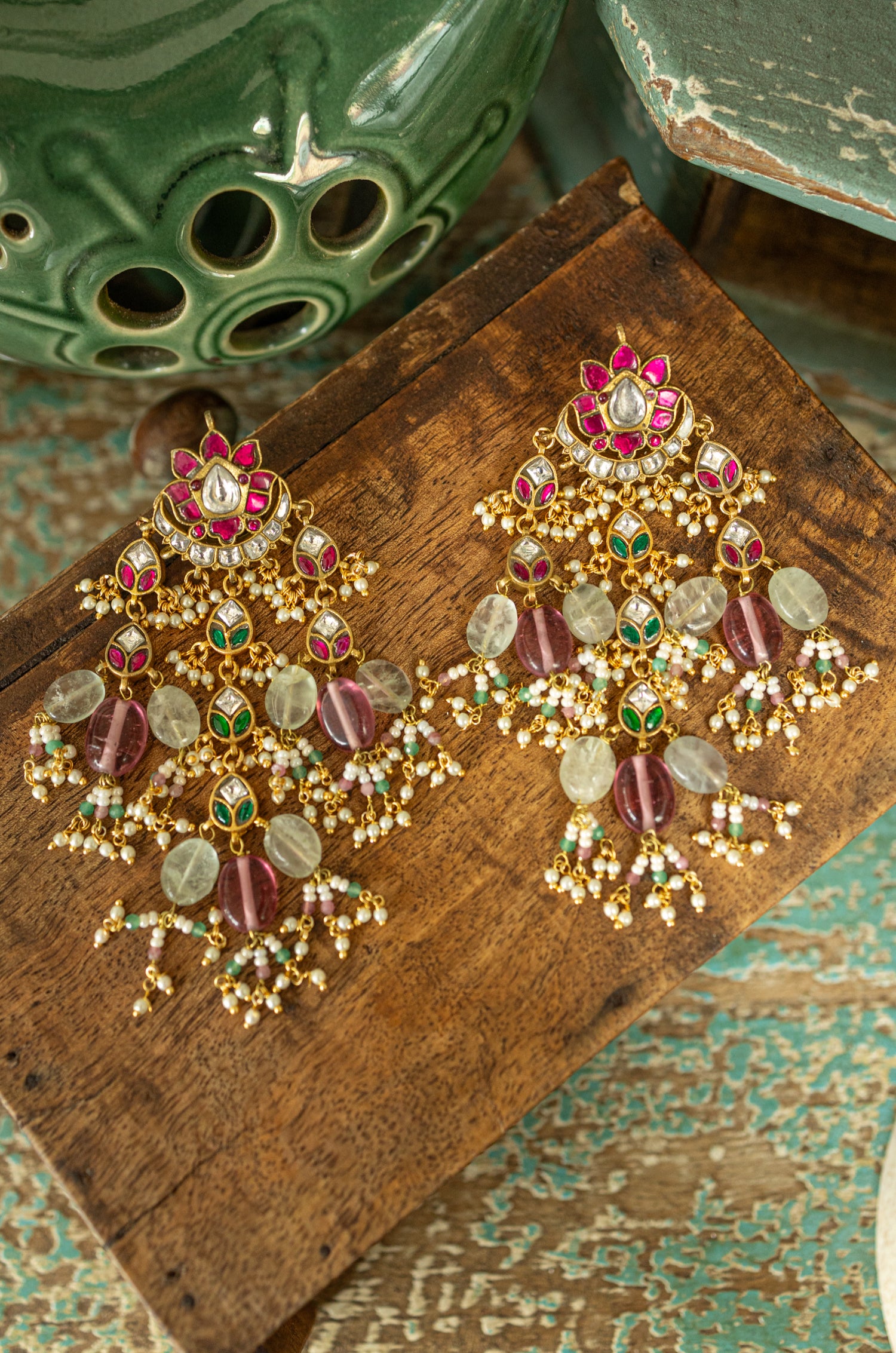 Inaaya Kundan Earrings