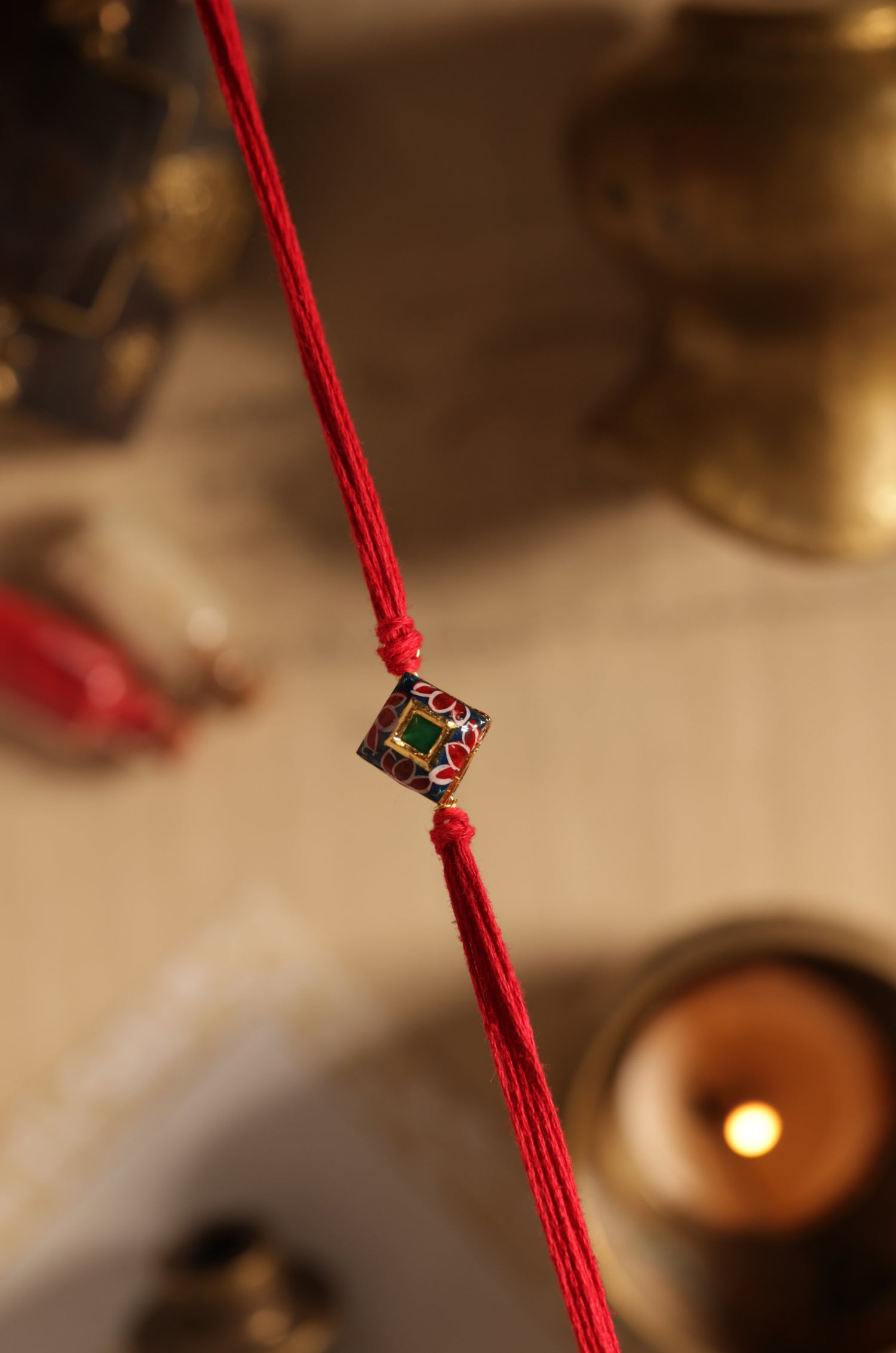 Dheeraj Kundan Meenakari Rakhi