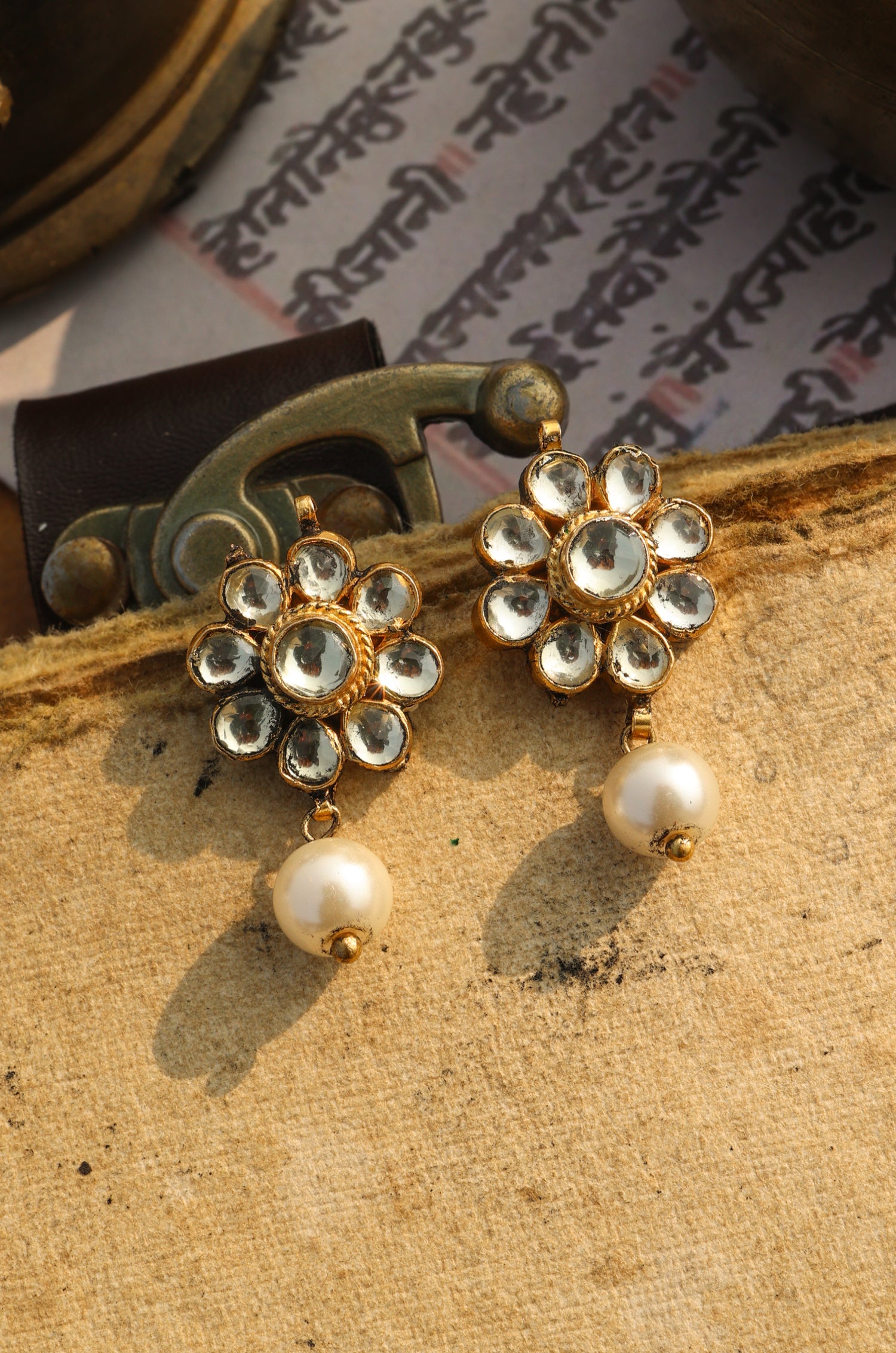 Manika Kundan Earrings