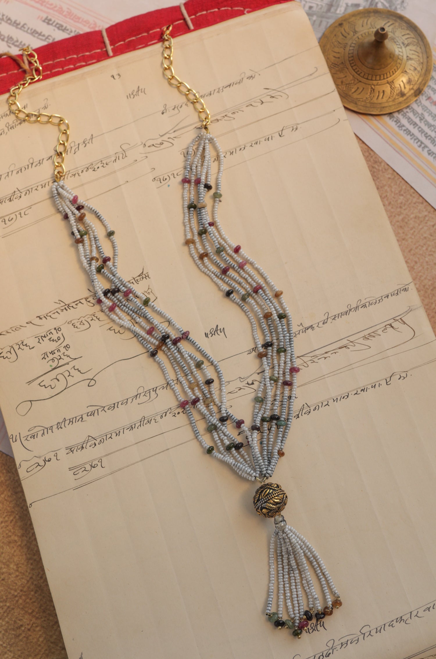 Mishka Antique Tassel Necklace