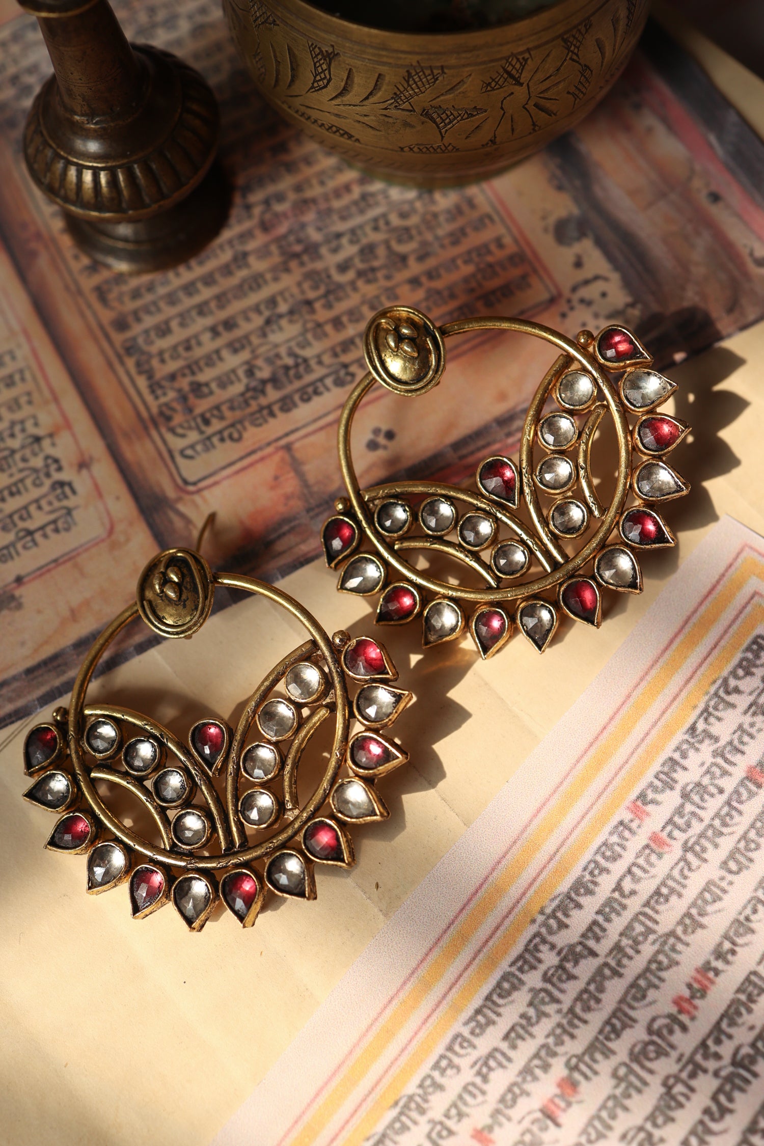 Damini Kundan Earrings