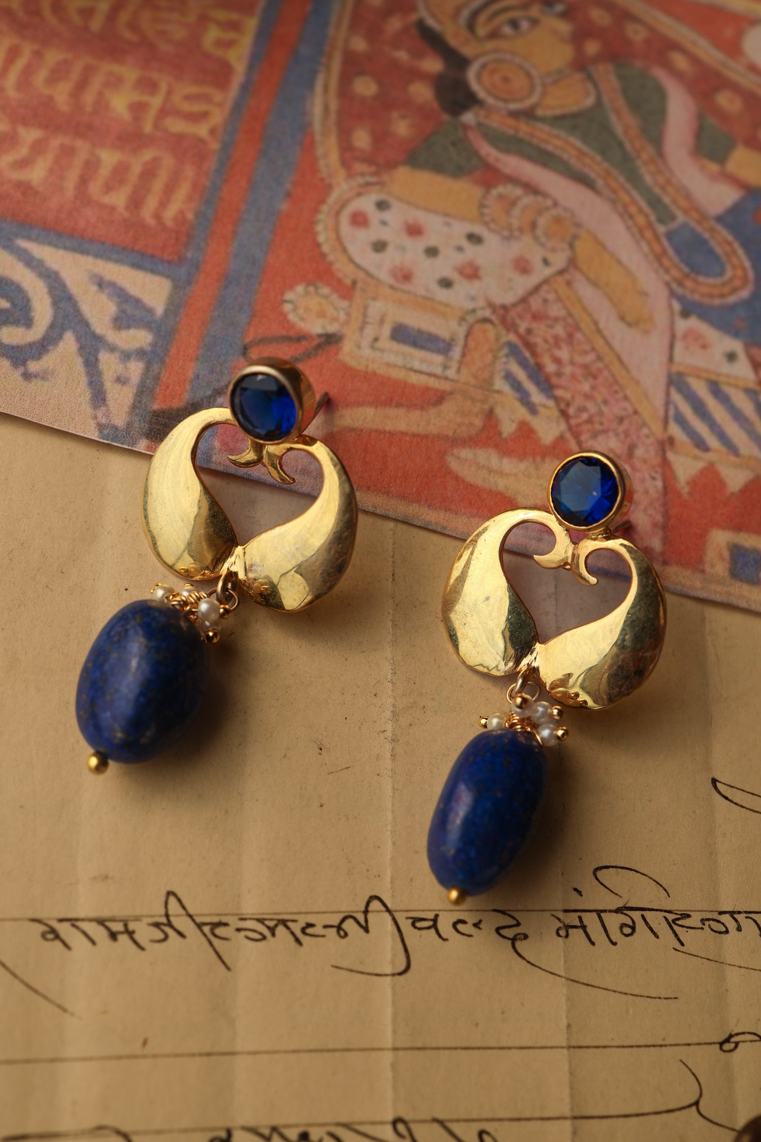 Sitara Blue Earrings