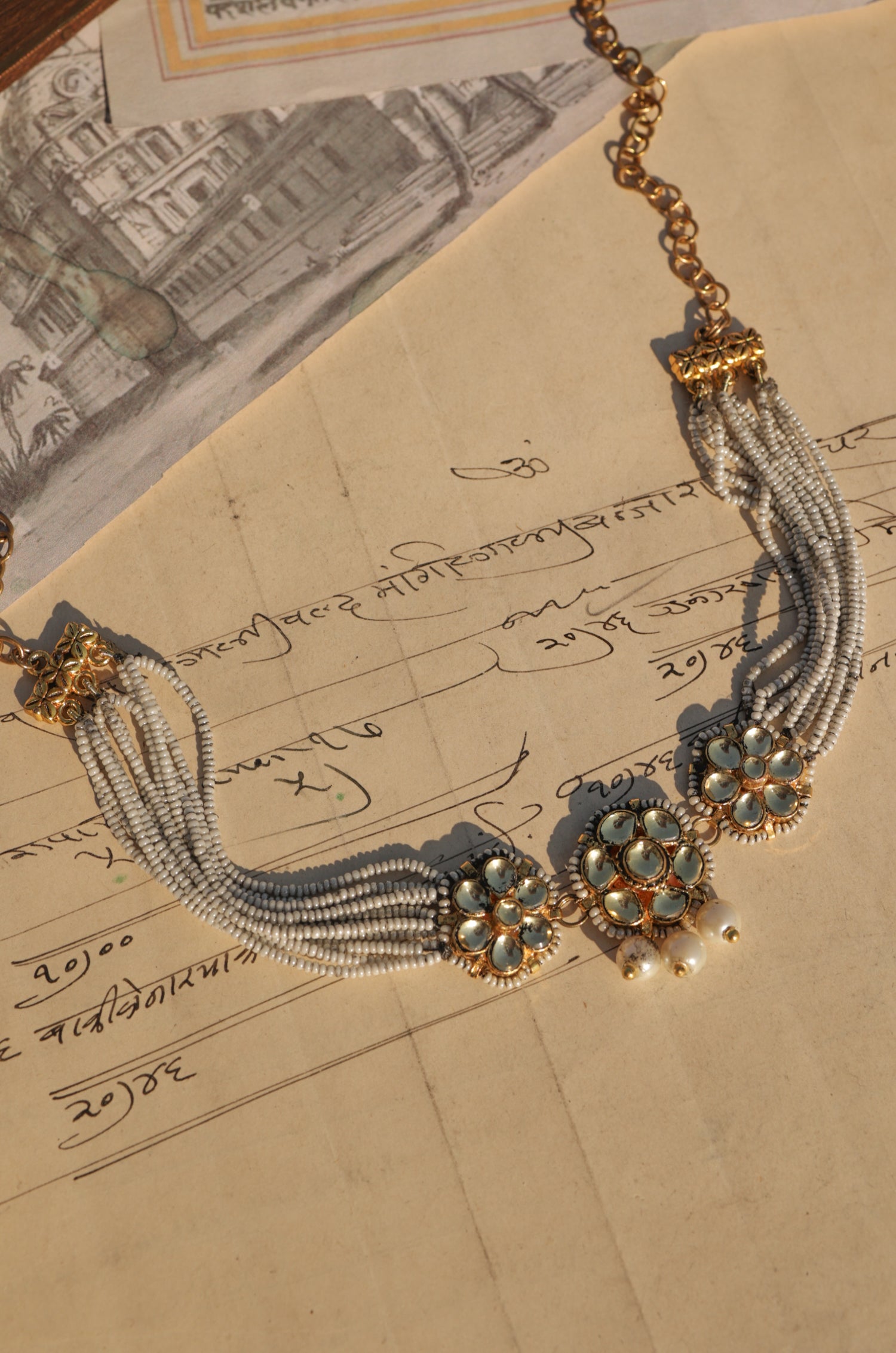 Yukta Floral Kundan Choker