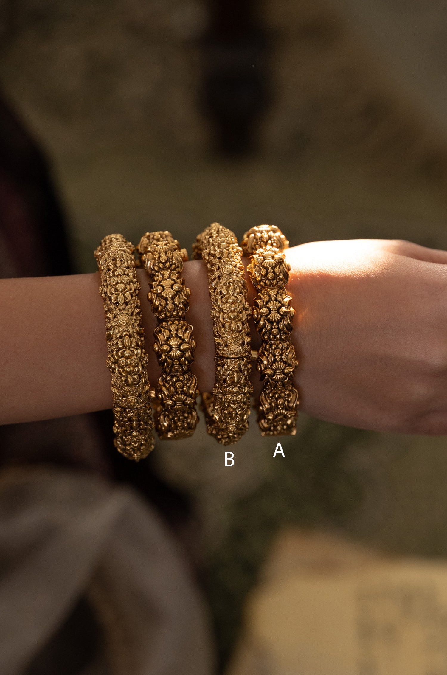 Himanshi Temple Work Bangles