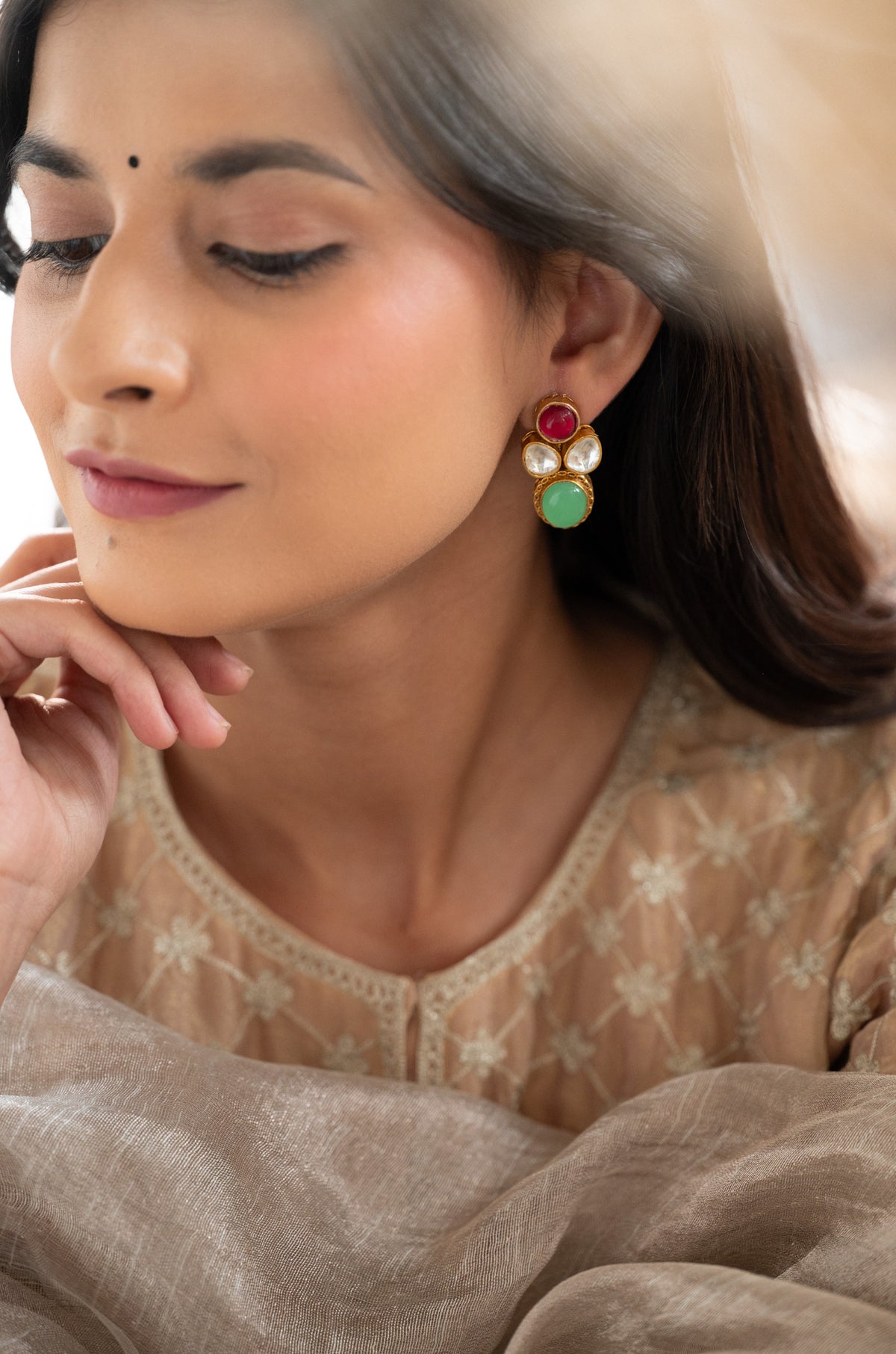 Jagruti Kundan Earrings