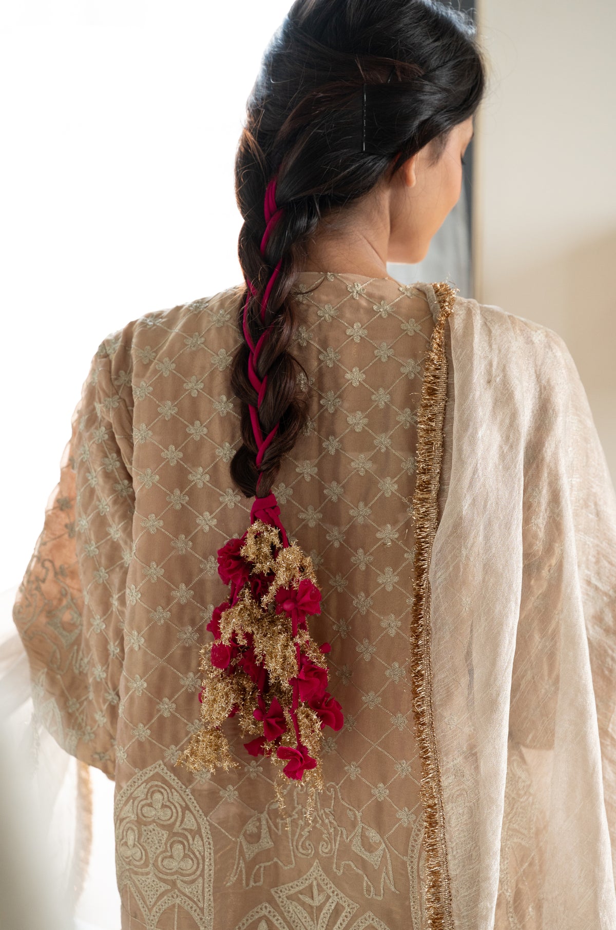 Zariya Pink Punjabi Parandi