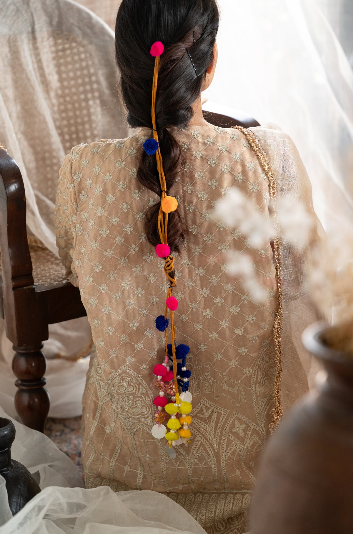 Vanya Colourful Punjabi Parandi