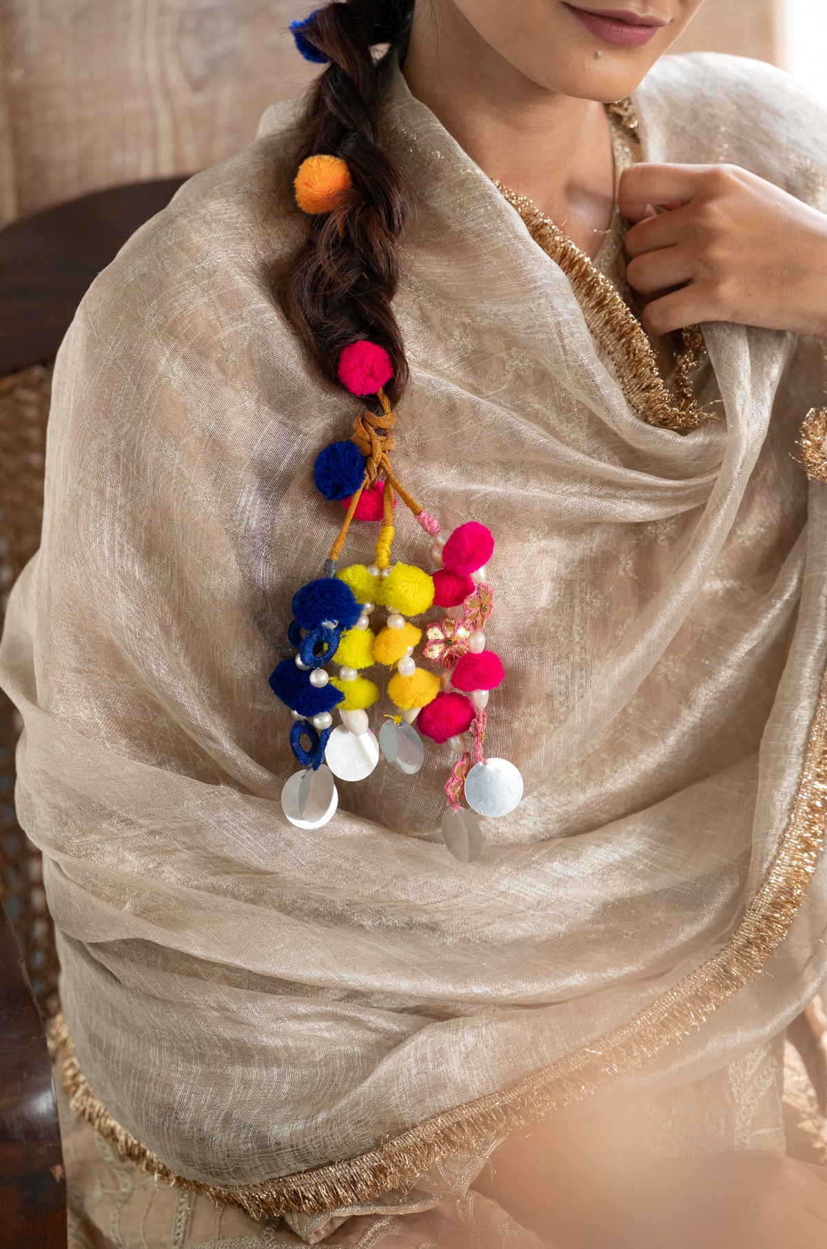 Vanya Colourful Punjabi Parandi