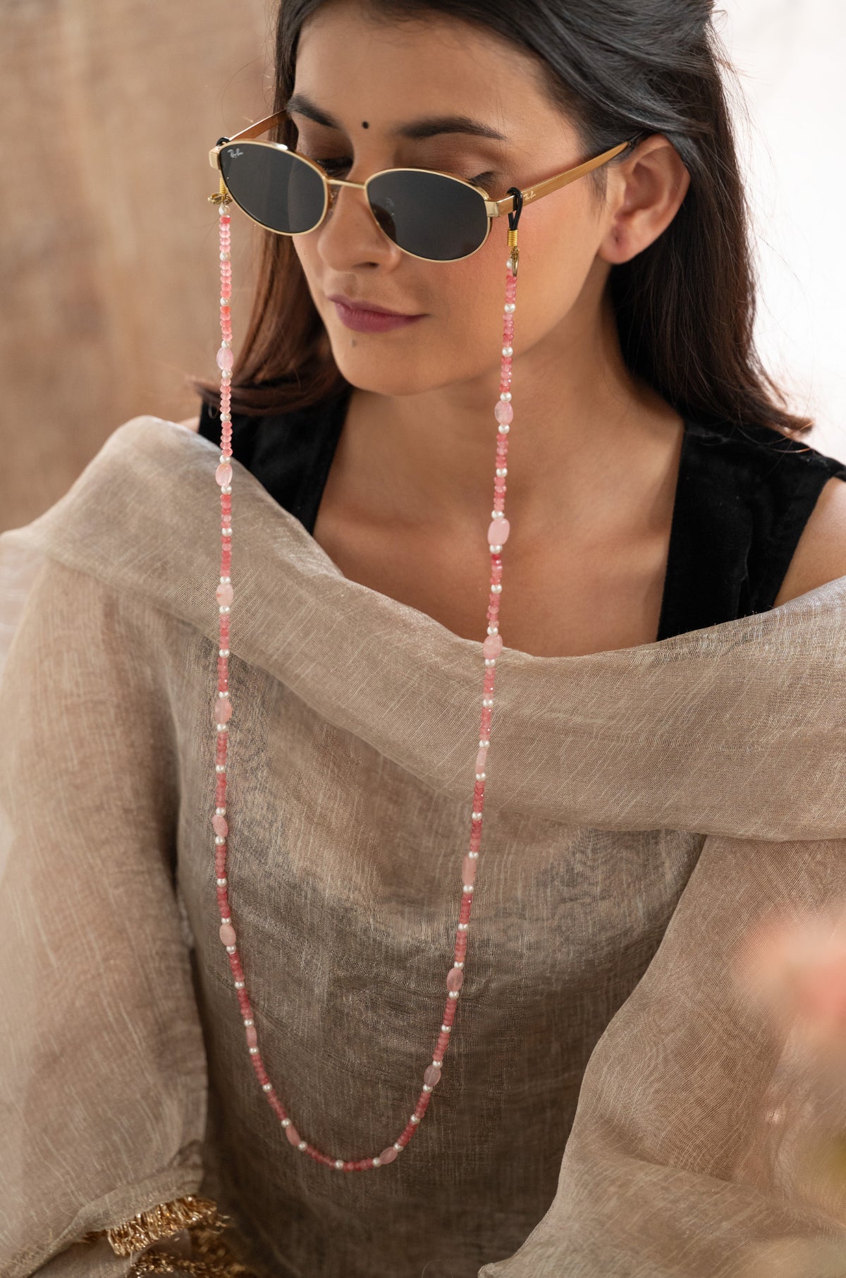 Riddhi Pink Eyewear Sling