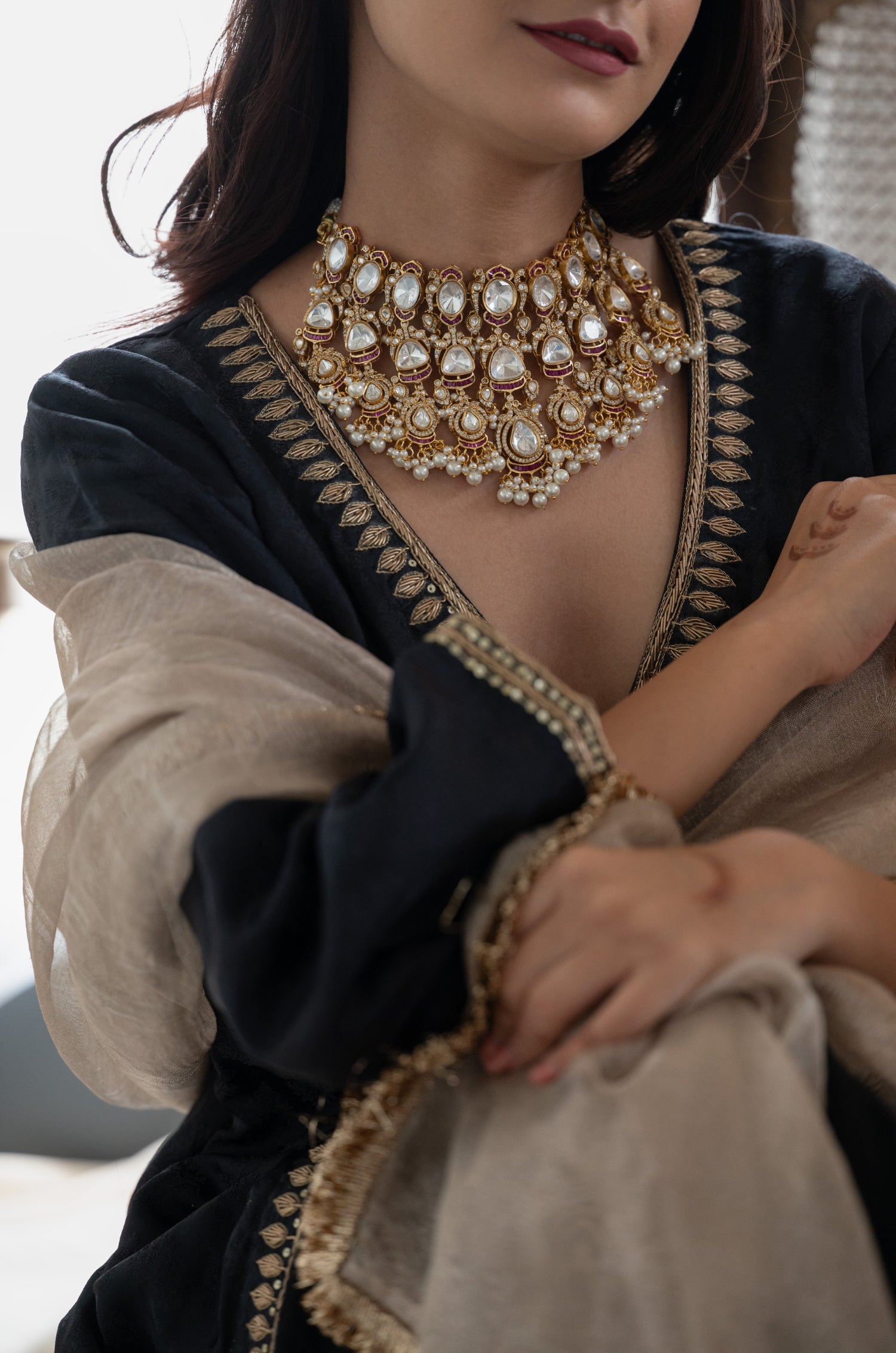 Shifali Polki Necklace Set
