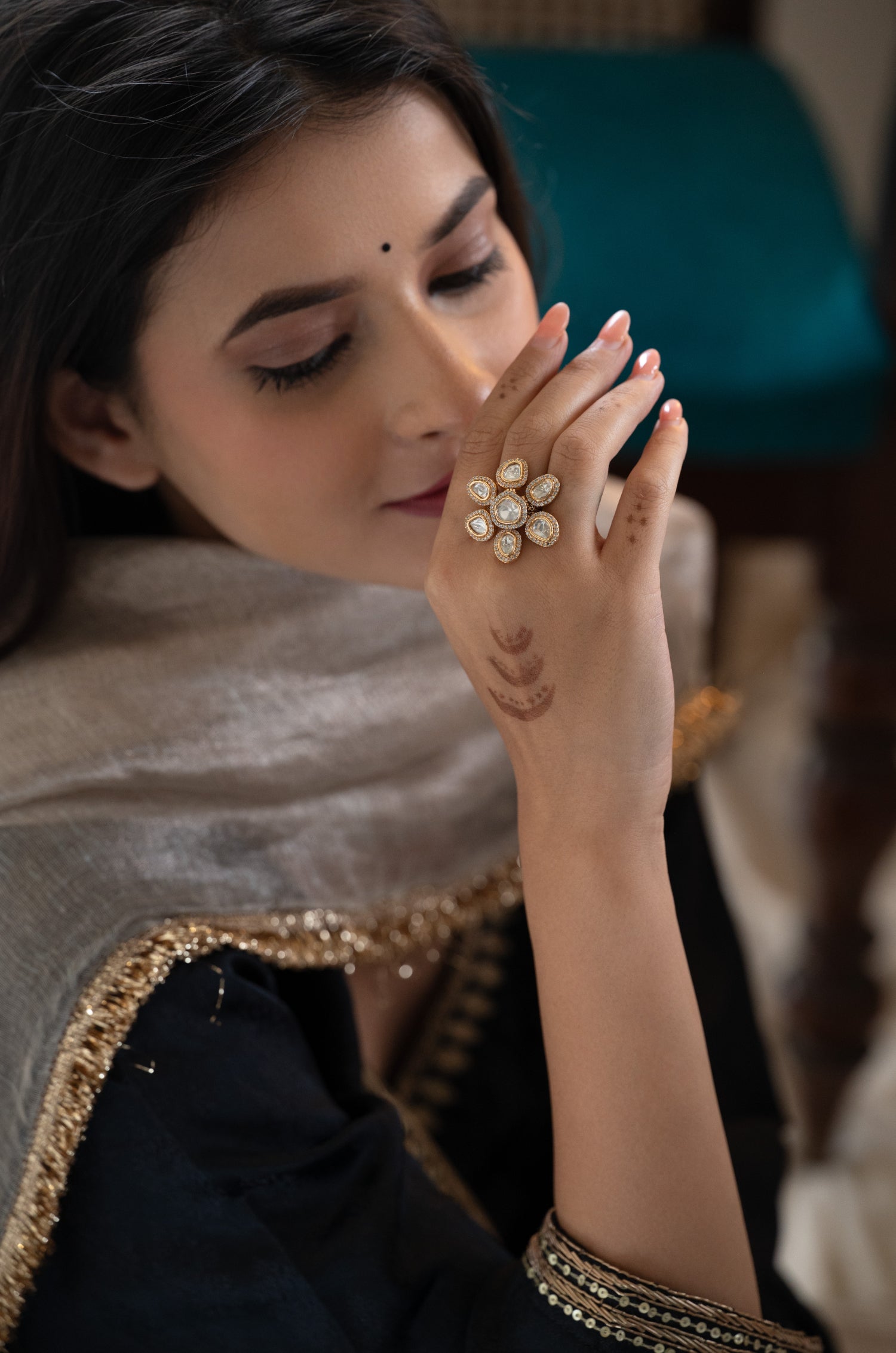 Anvi Polki Ring