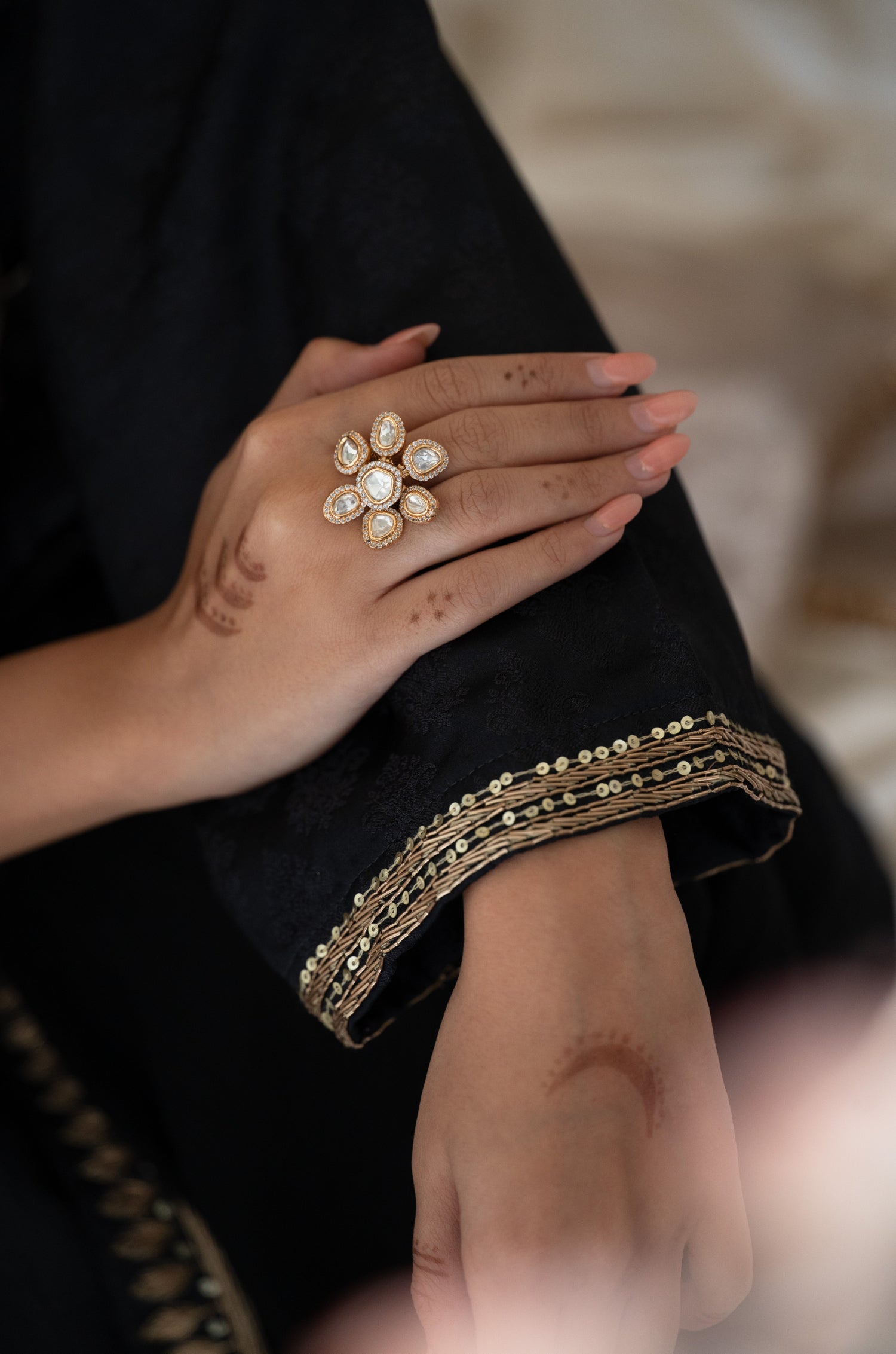 Anvi Polki Ring