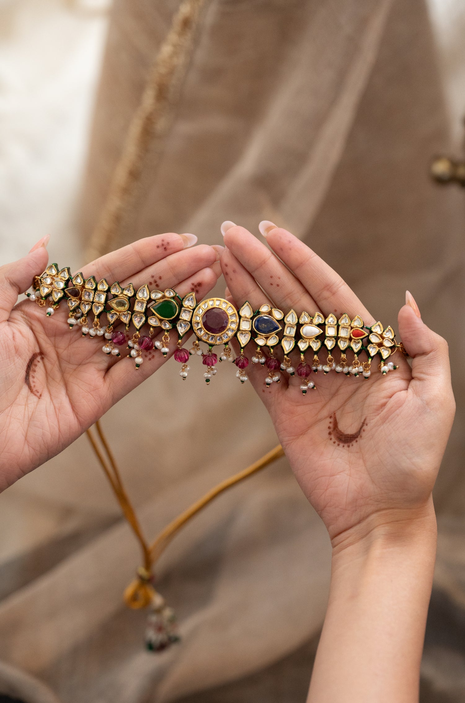 Umee Navrattan Choker Necklace