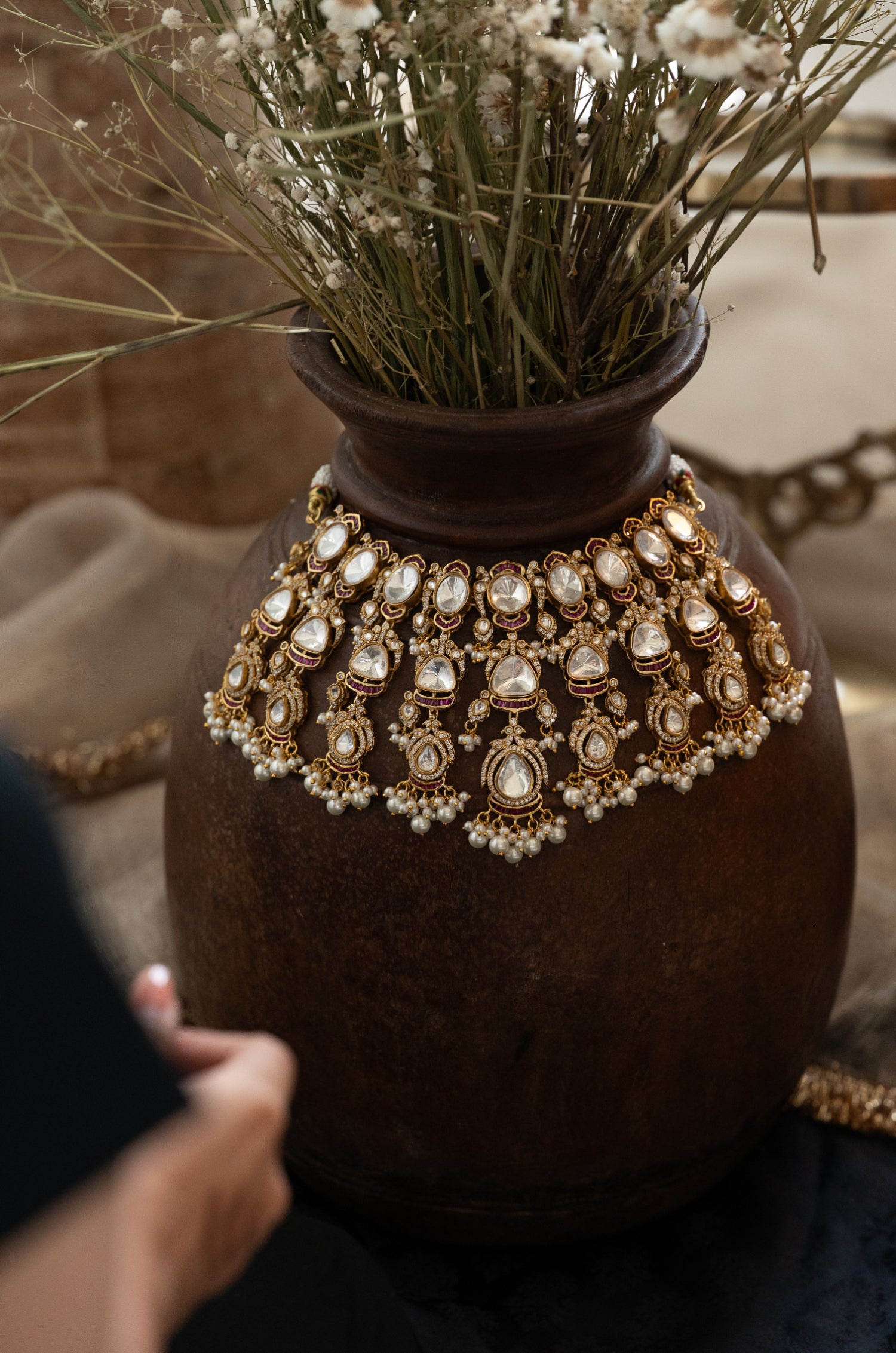 Shifali Polki Necklace Set
