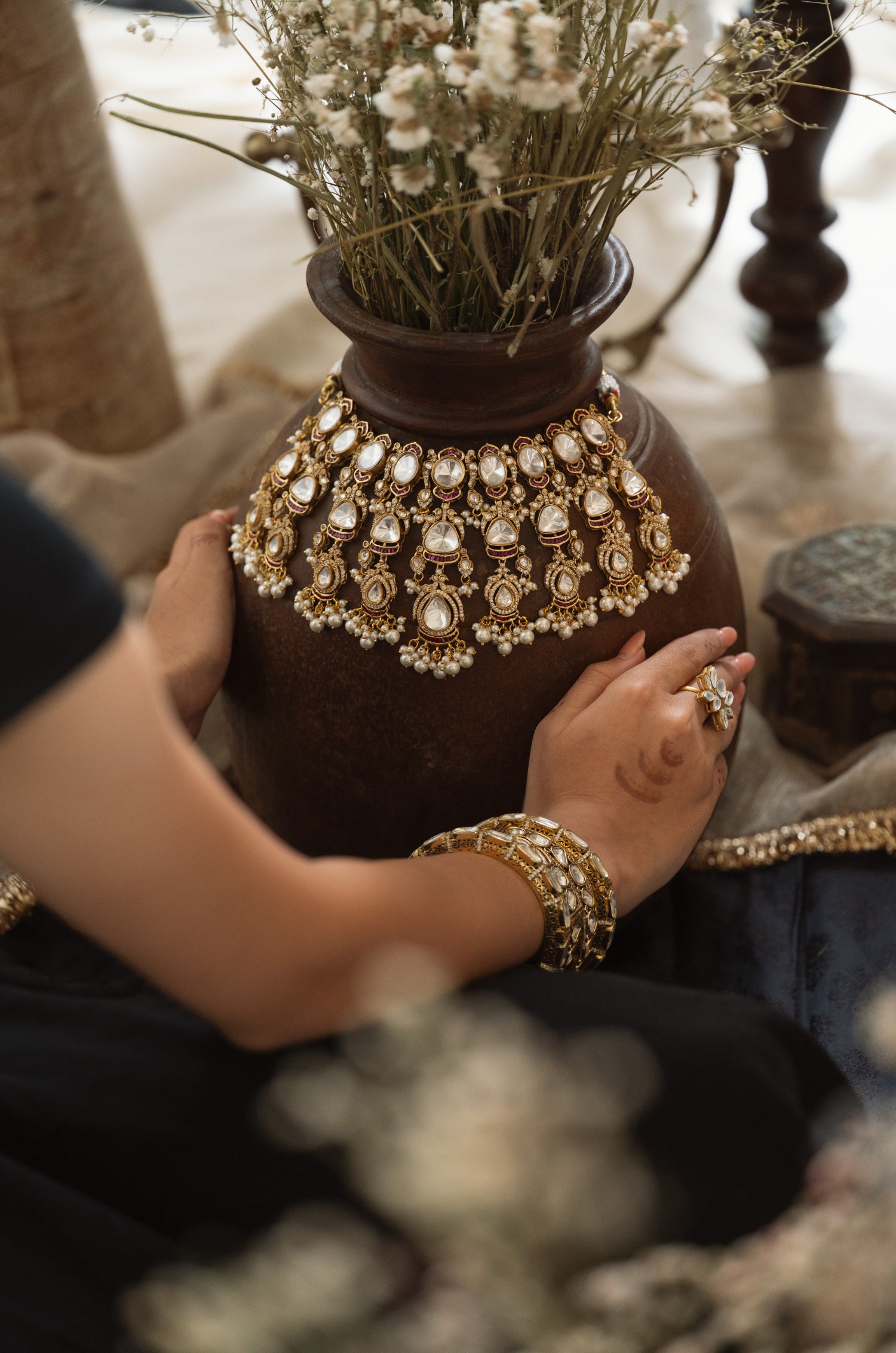 Shifali Polki Necklace Set
