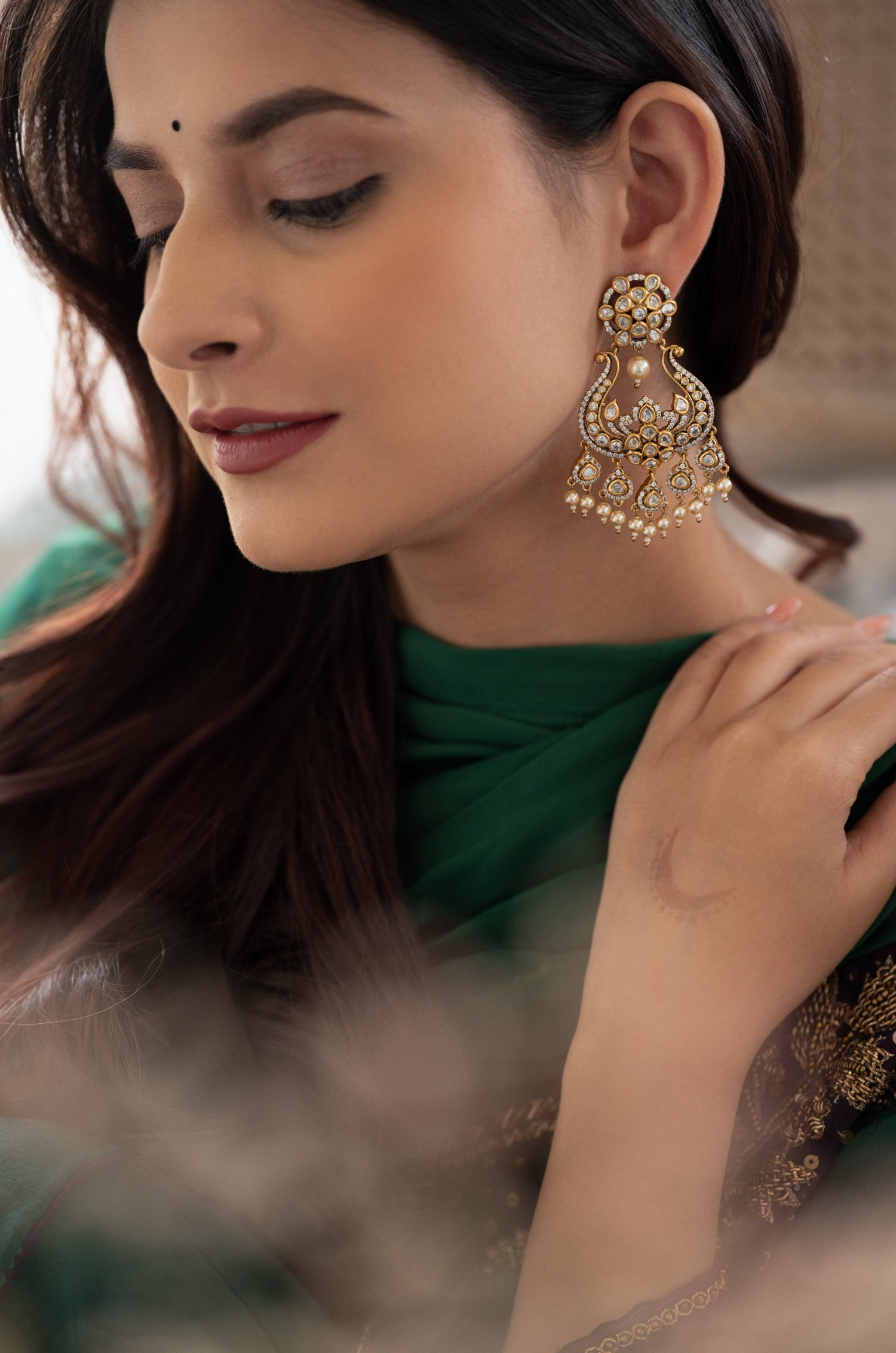 Garvi Polki Earrings
