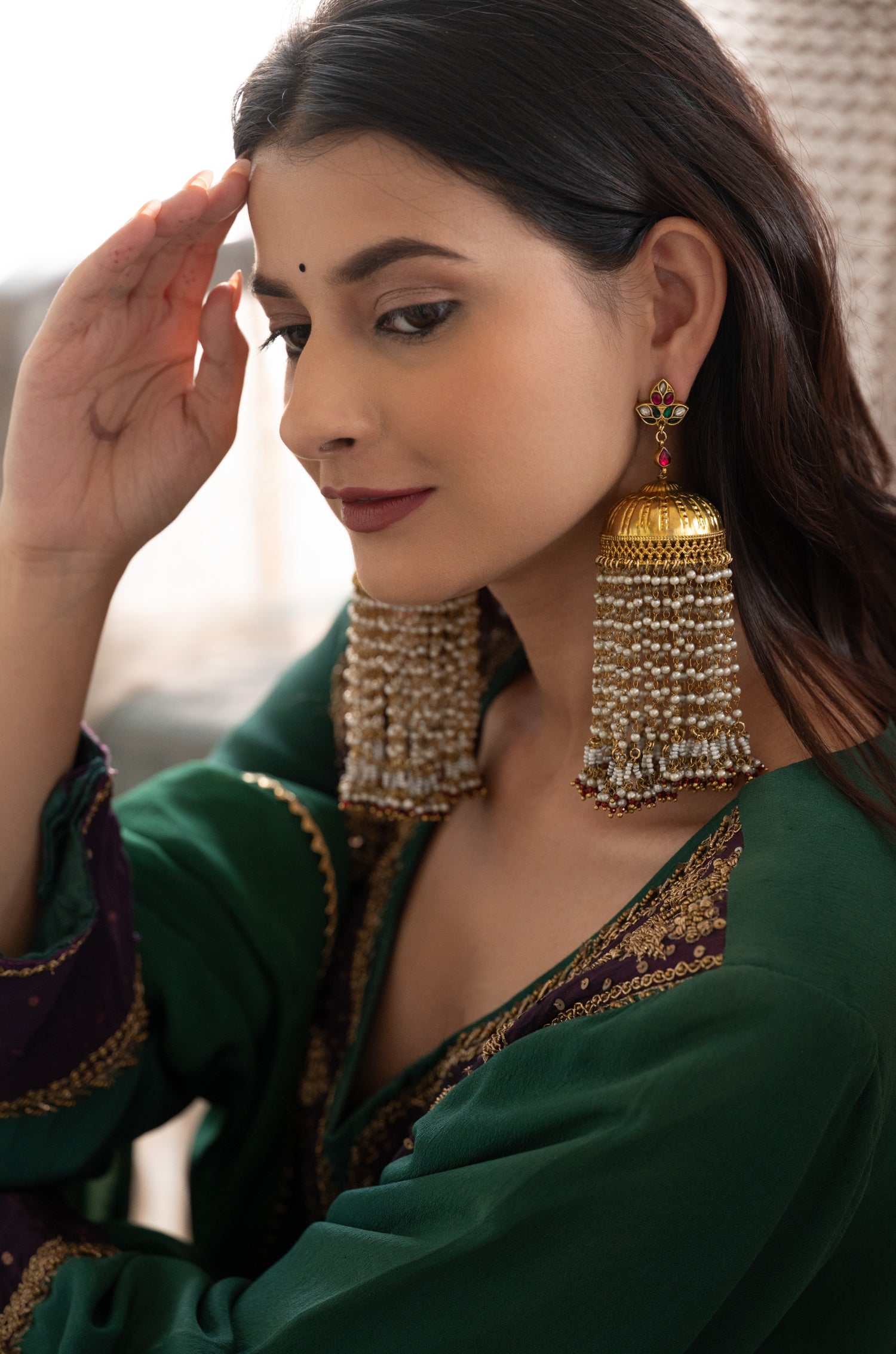 Ira Kalira Jhumka Earrings