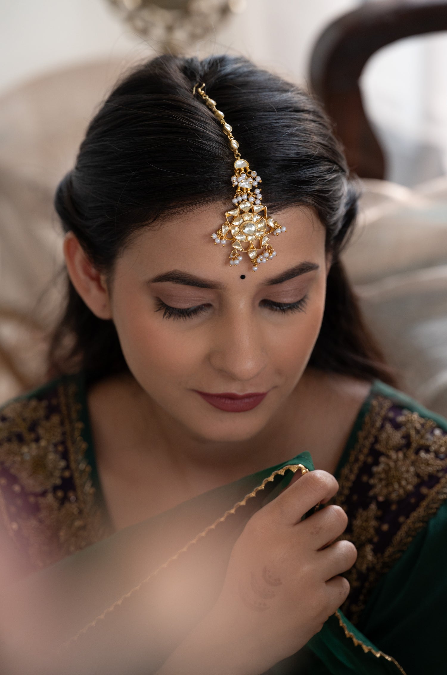 Avantika Kundan Maang Tikka