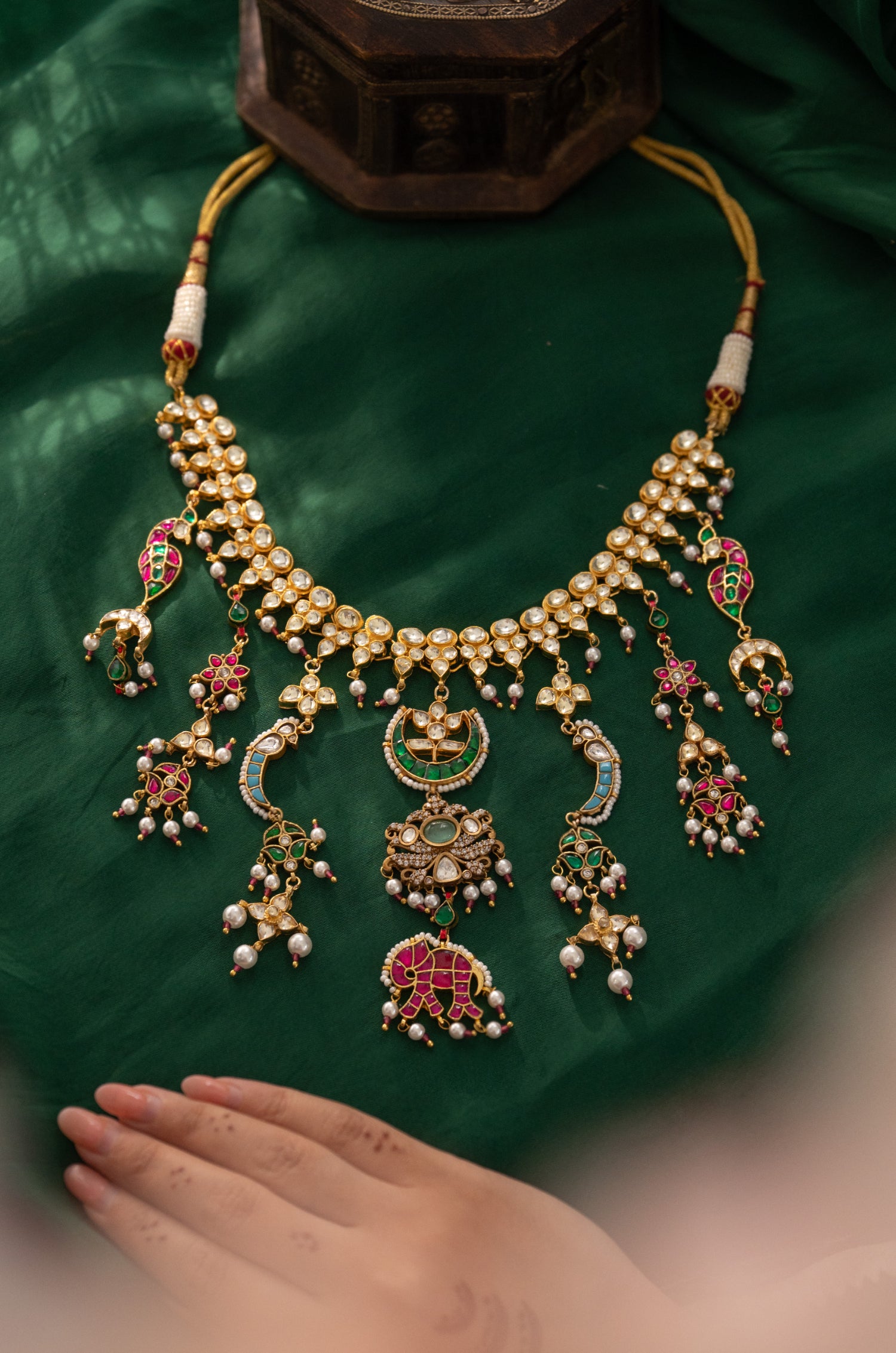 Samina Multicolored Kundan Necklace