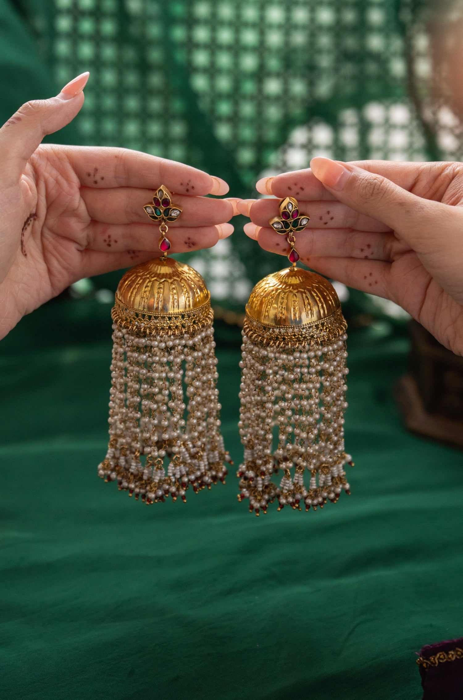 Ira Kalira Jhumka Earrings