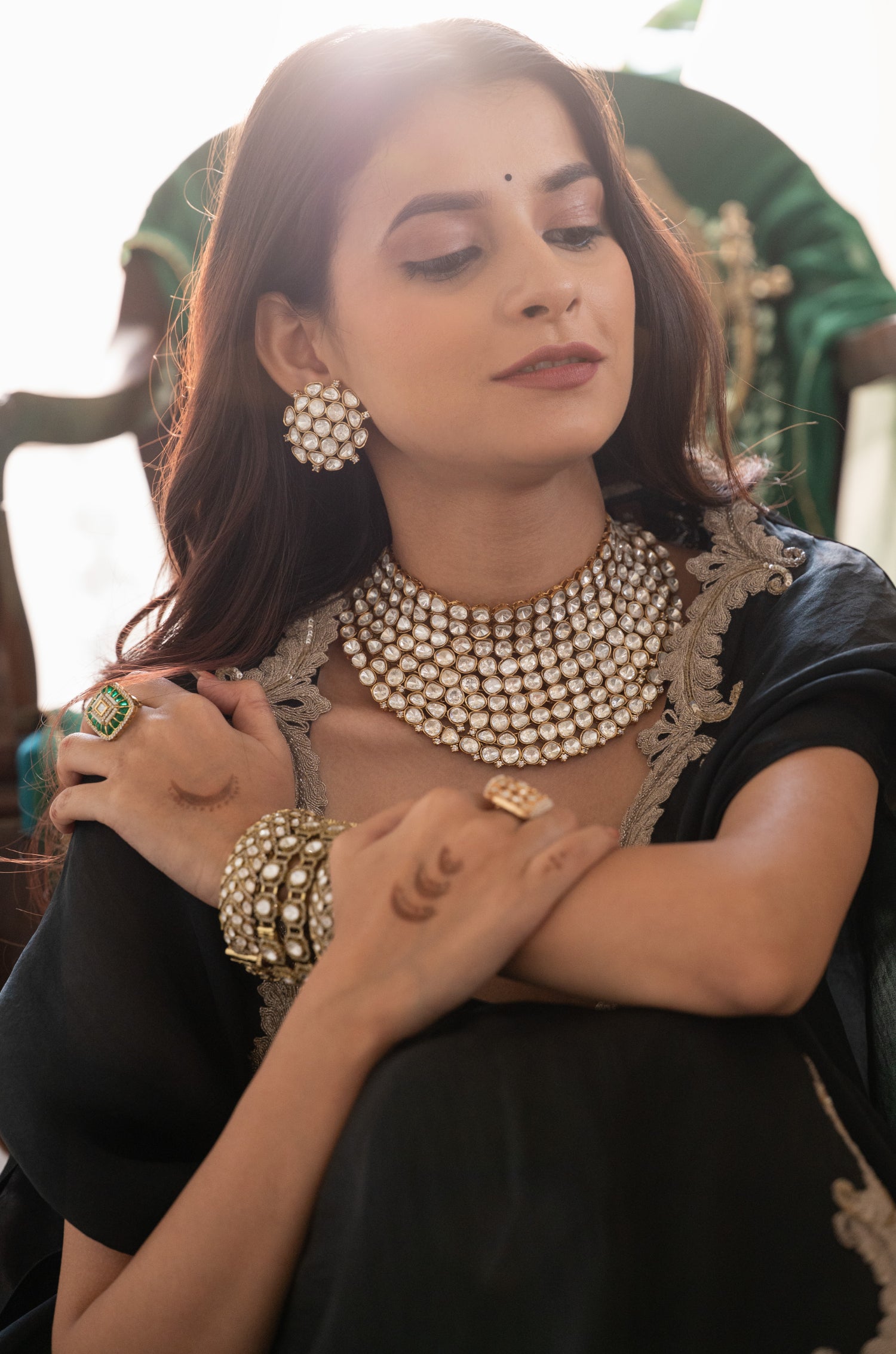 Bella Polki Necklace Set