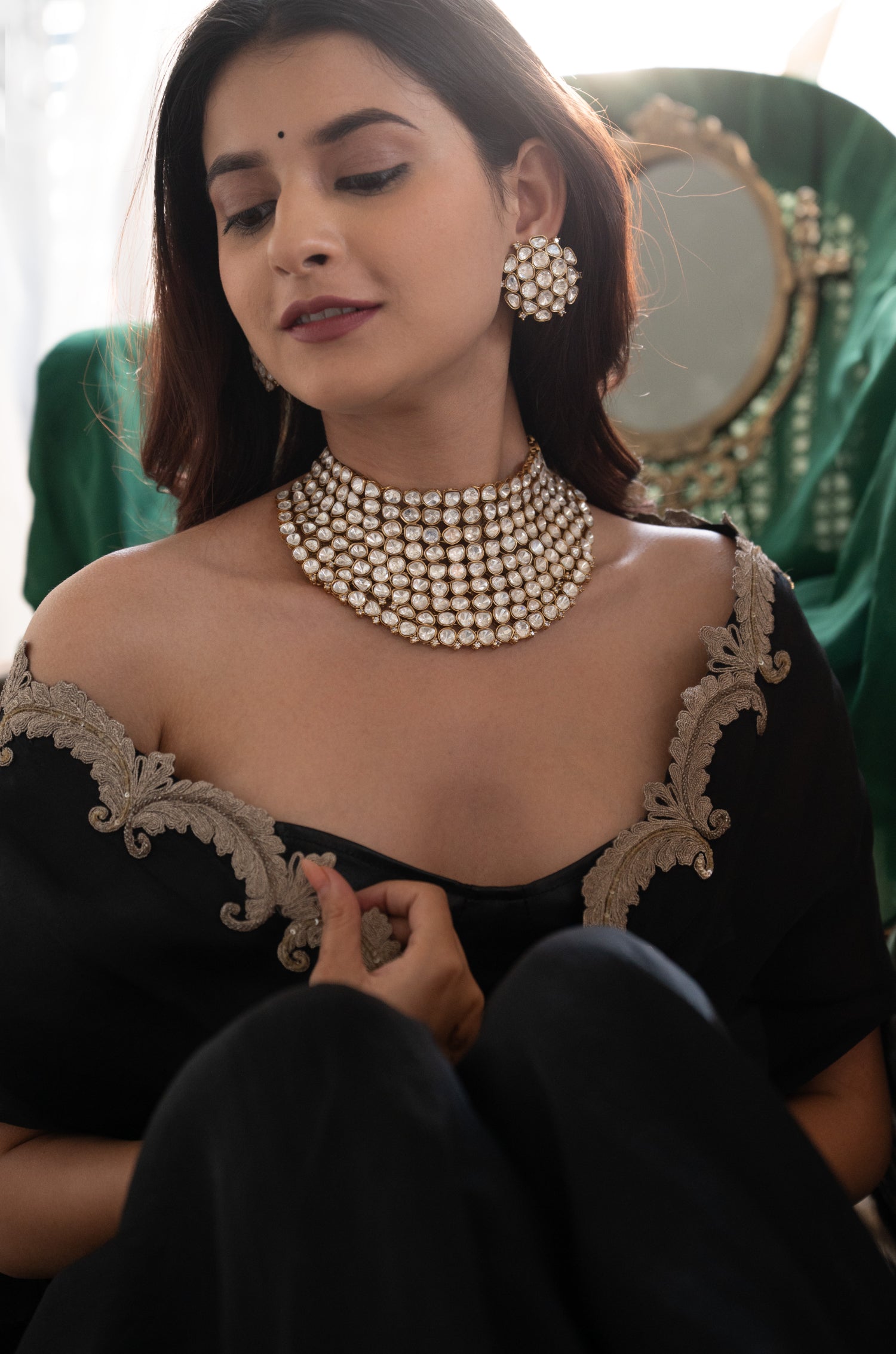 Bella Polki Necklace Set
