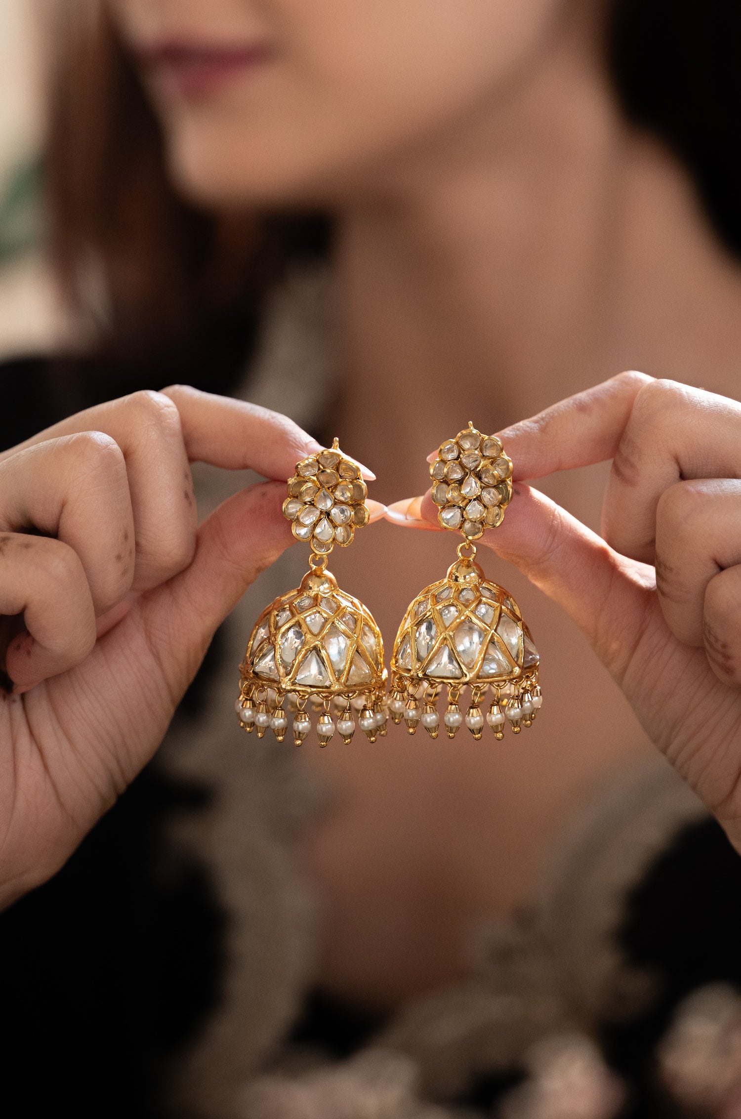 Zeenat Kundan Jhumka