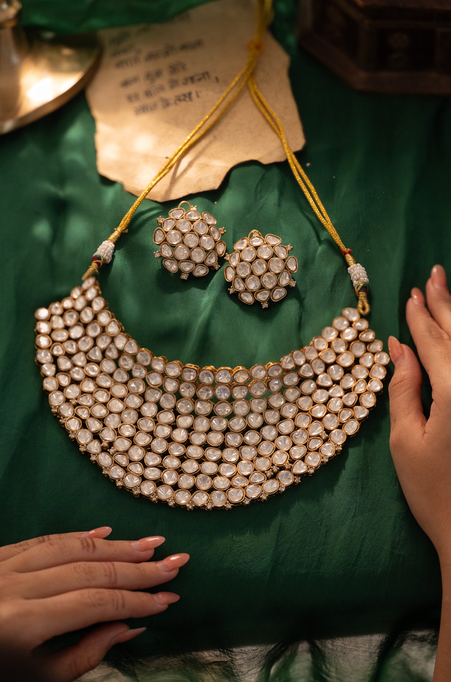 Bella Polki Necklace Set