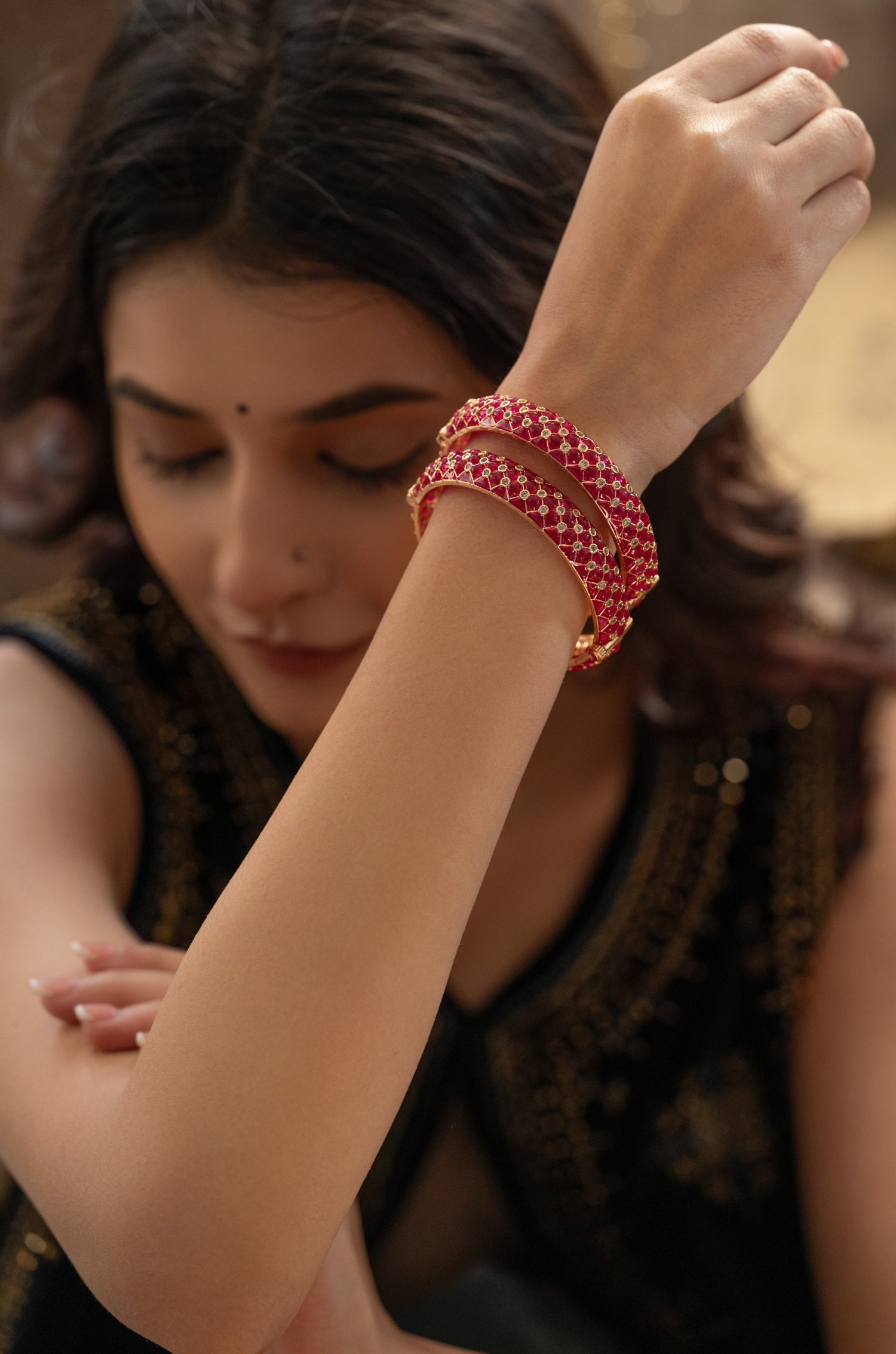 Avani Red Bangles - Set Of 2