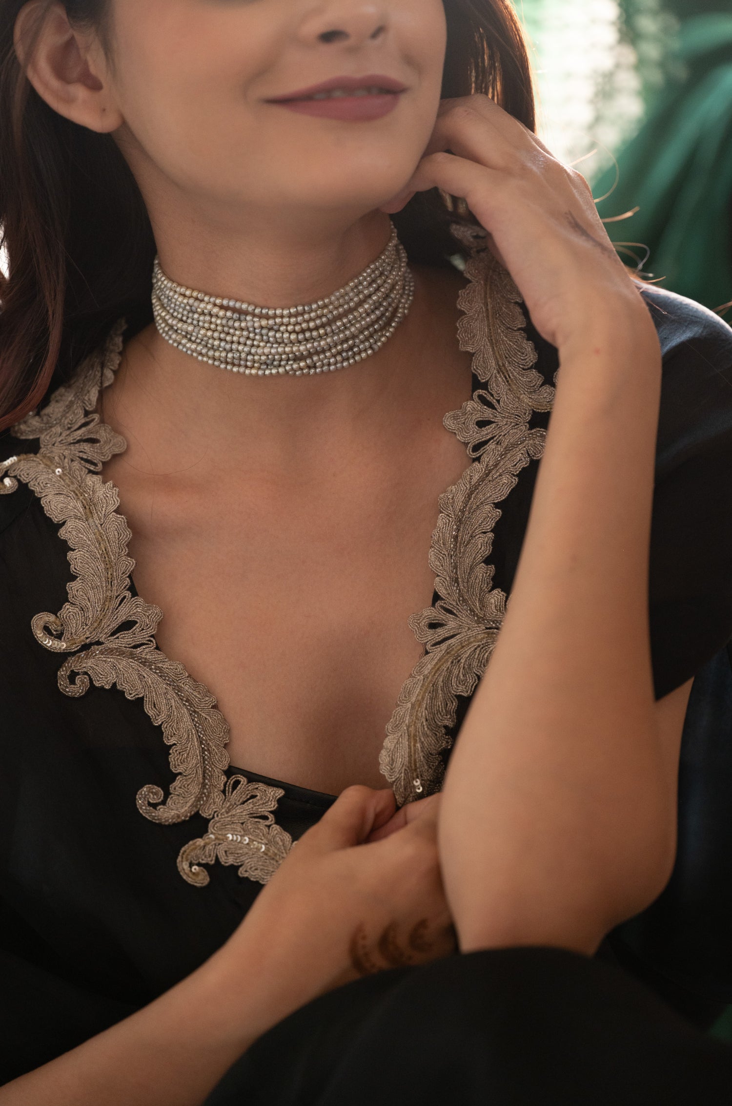 Kanika Fresh Water Pearls Choker