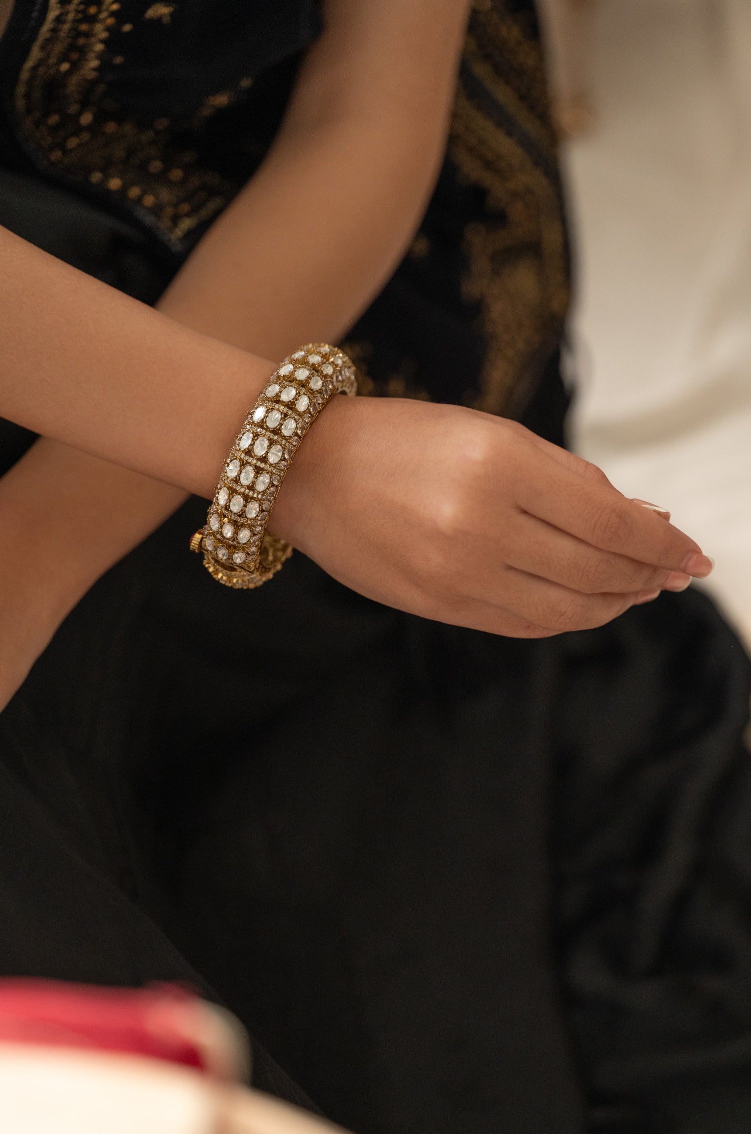 Mahua Polki Bangle