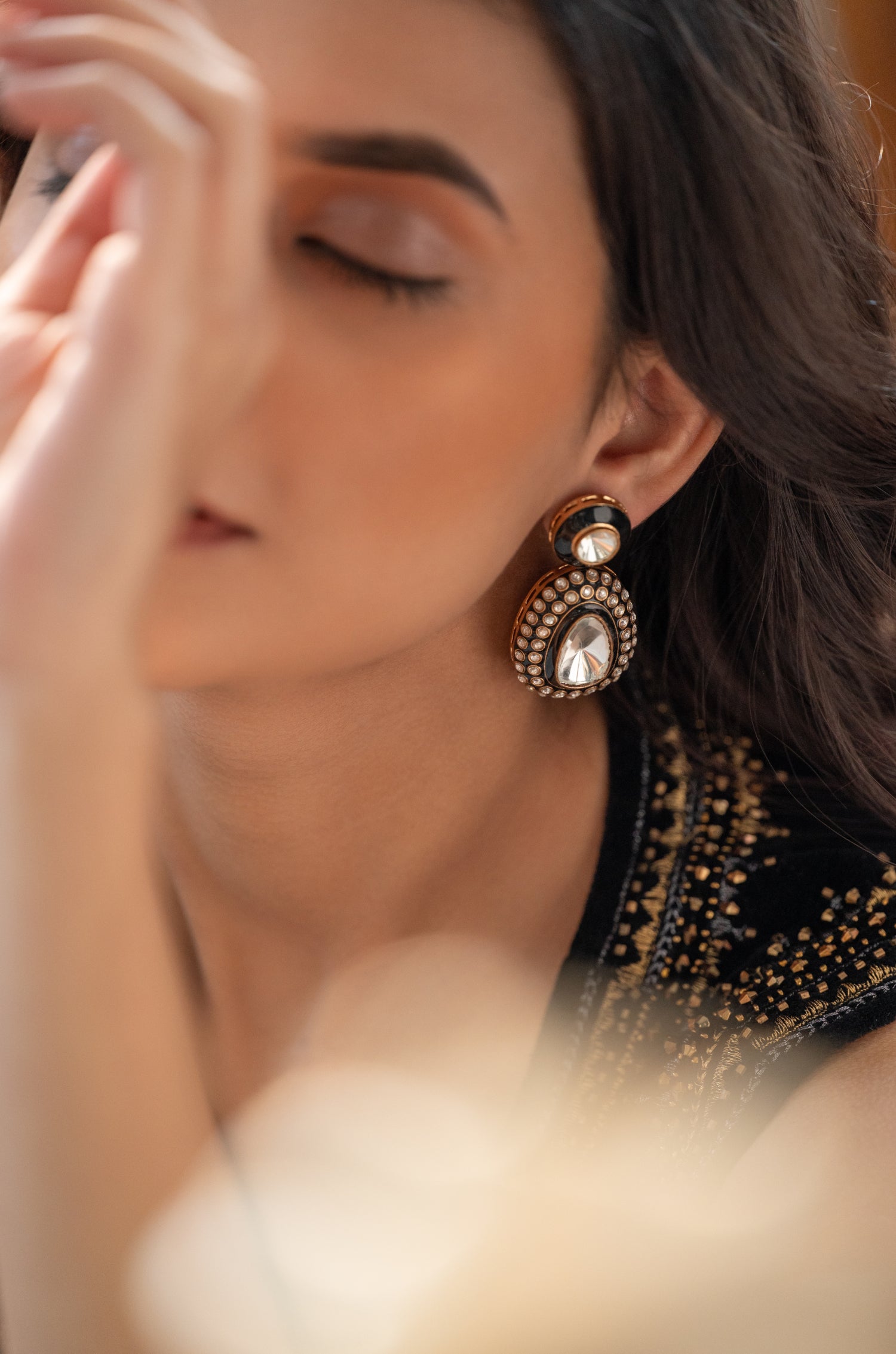 Jahanvi Polki Earrings