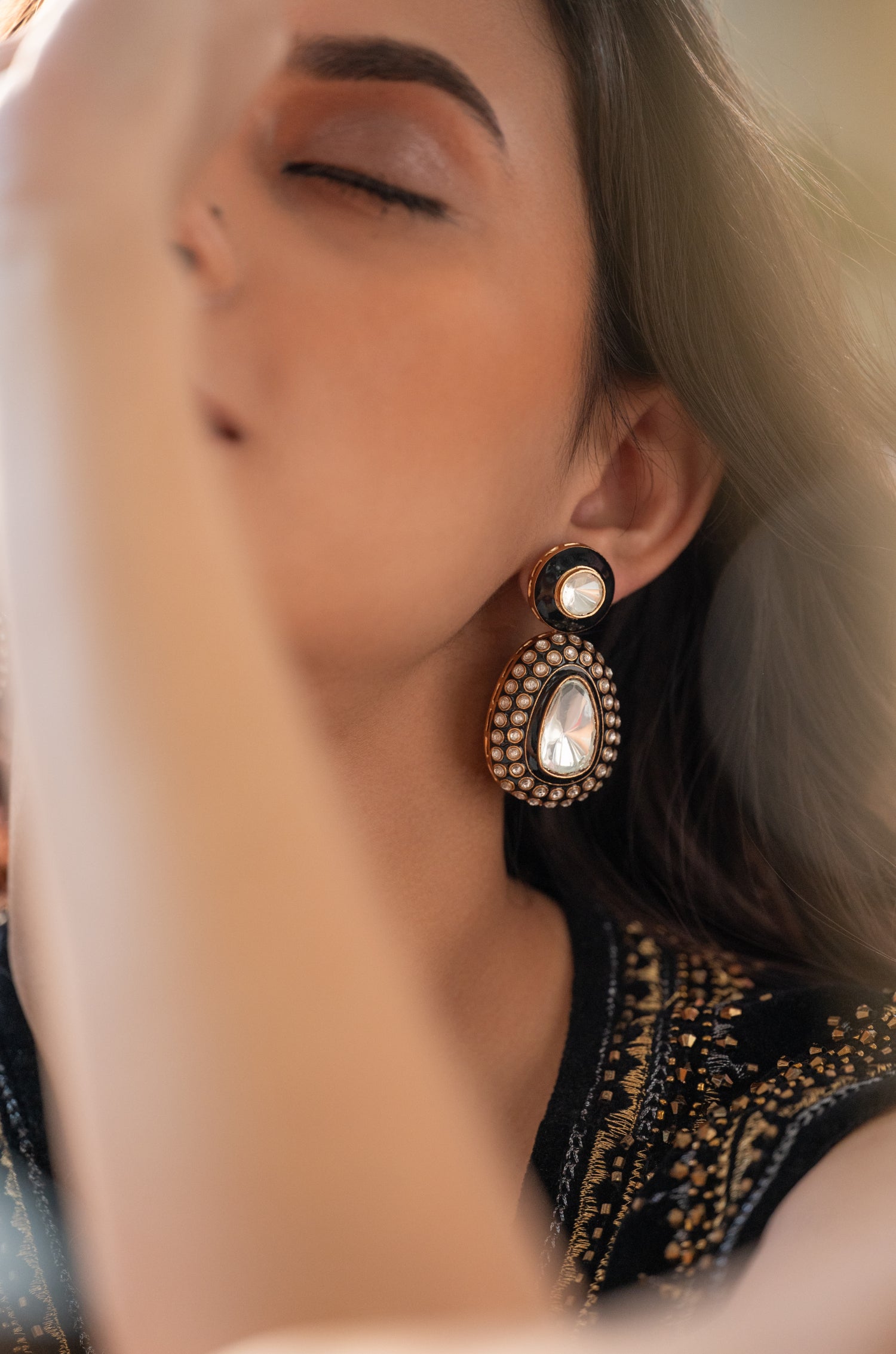 Jahanvi Polki Earrings