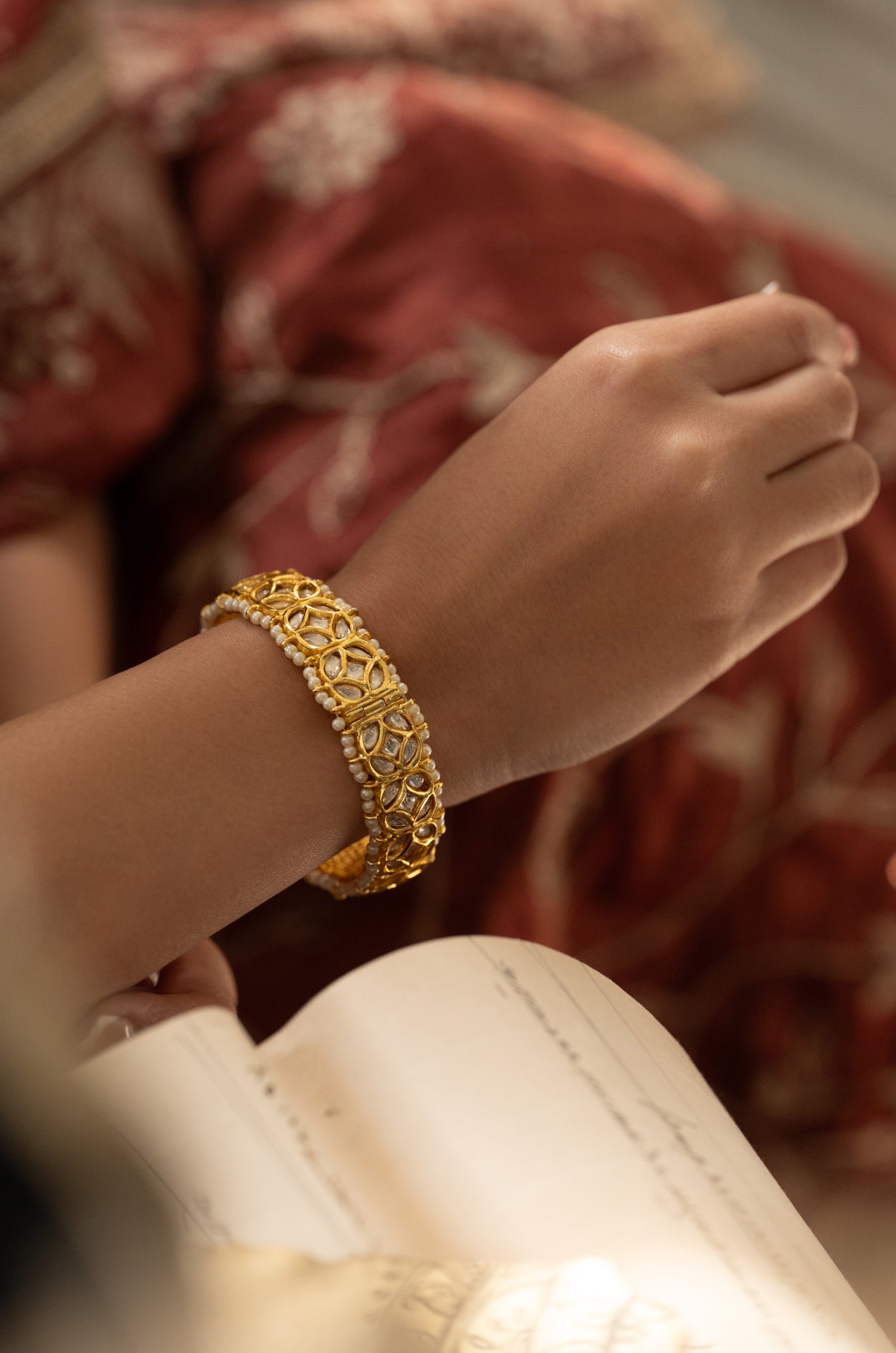 Rabia Kundan Bangle