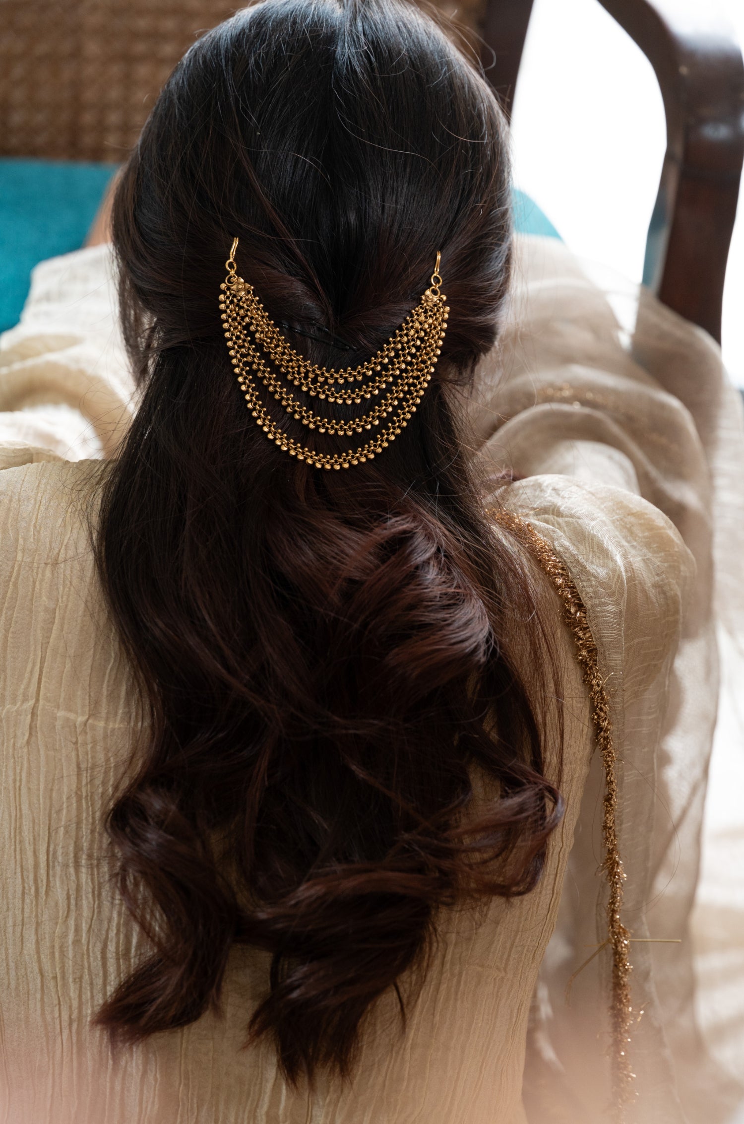 Janki Temple Braid Pin