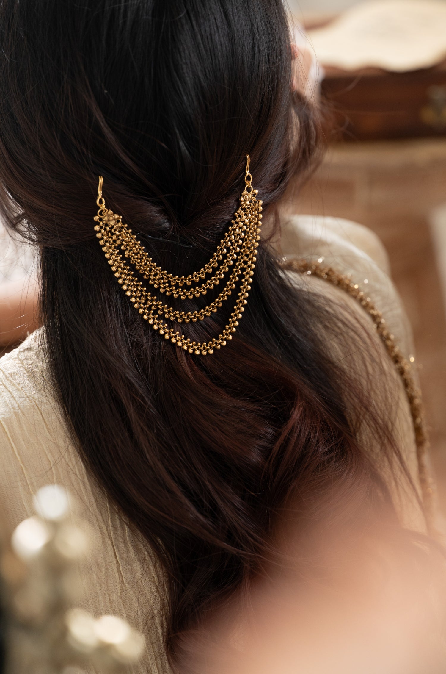 Janki Temple Braid Pin